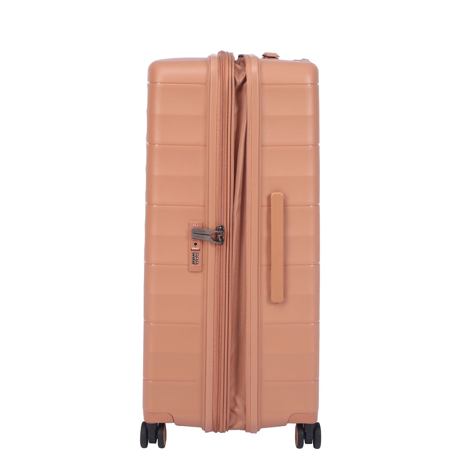Crossing PRIM Polypropylene Large Expandable Luggage - Dusty Pink