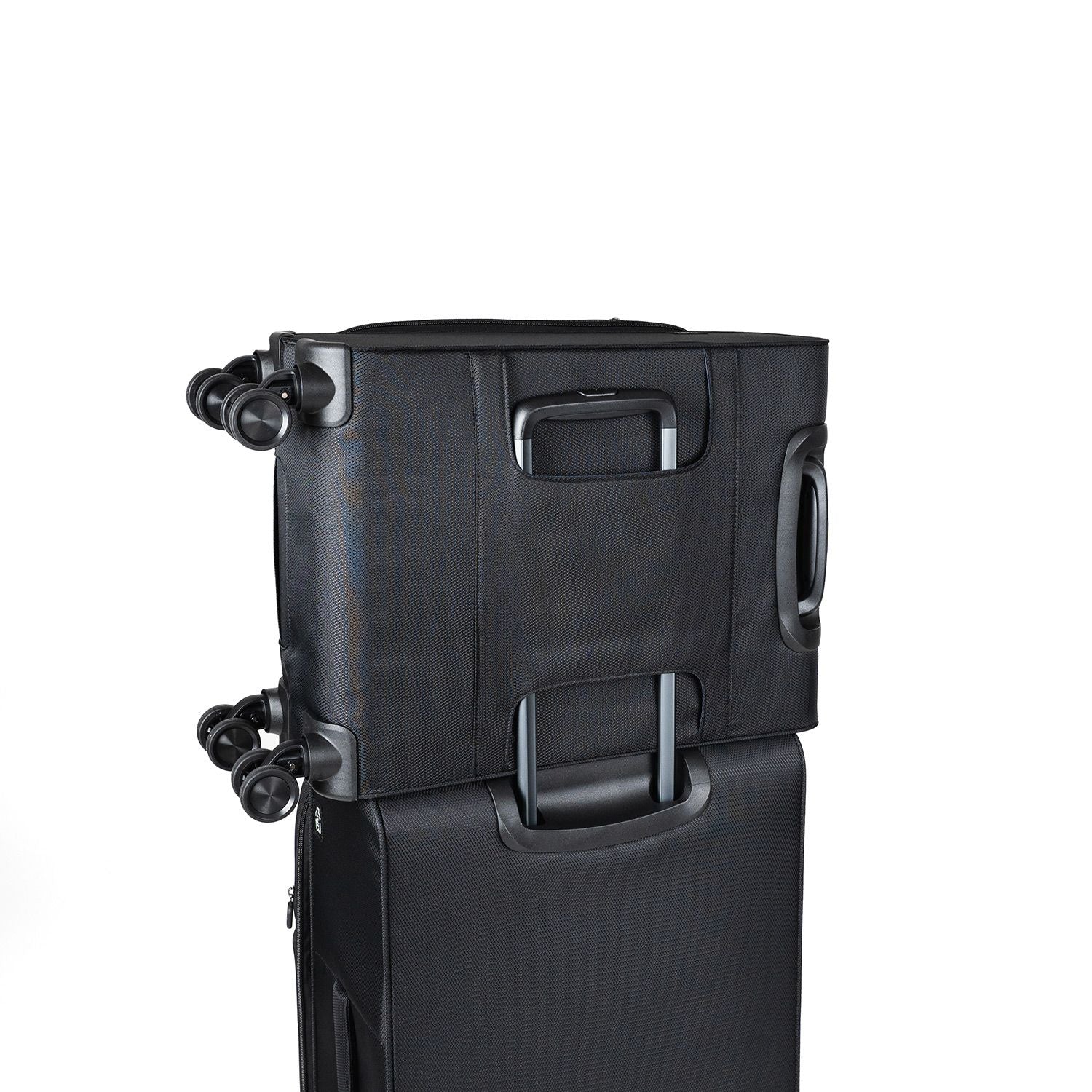 Crossing RECO Recycled Lightweight Soft Case Carry On Luggage T22 - Black