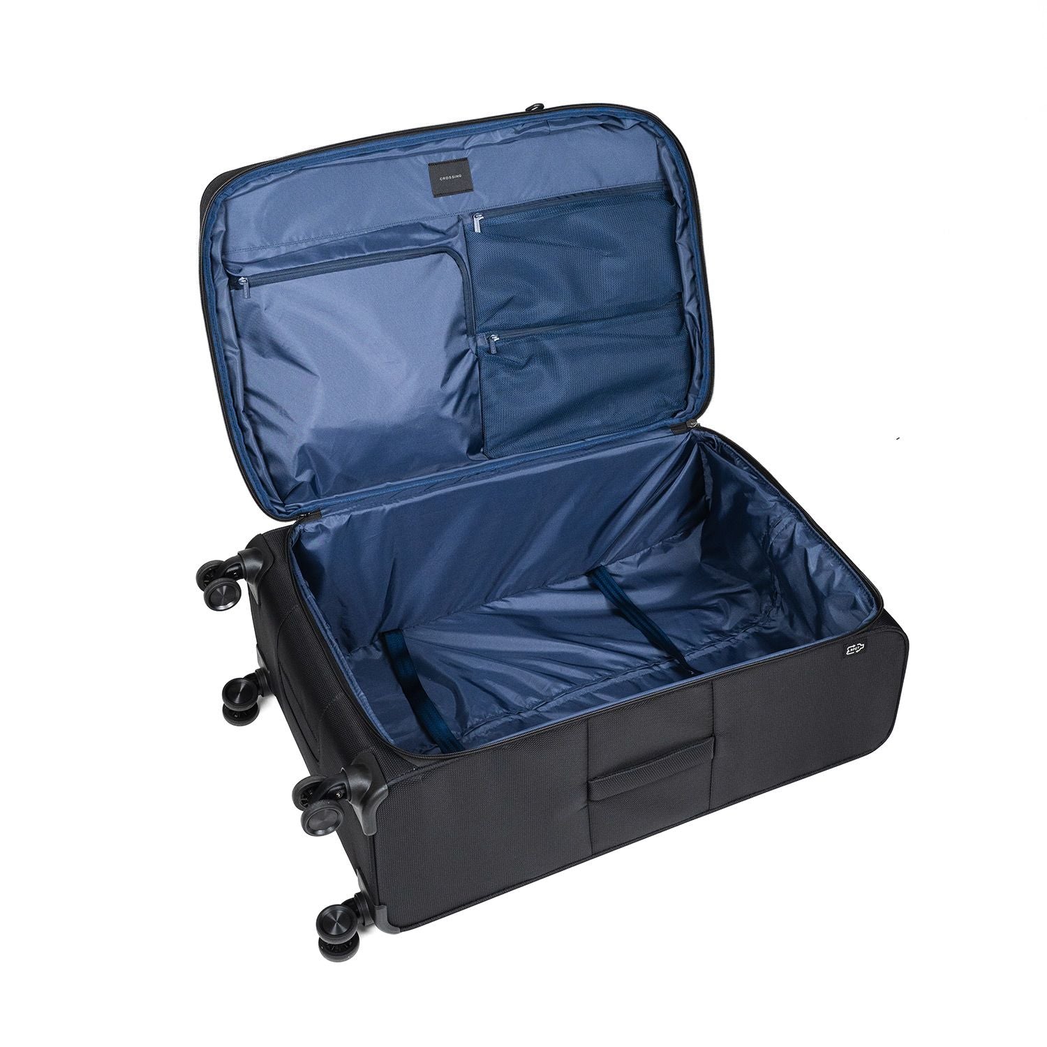 Crossing RECO Recycled Lightweight Soft Case Large Luggage T30 - Black