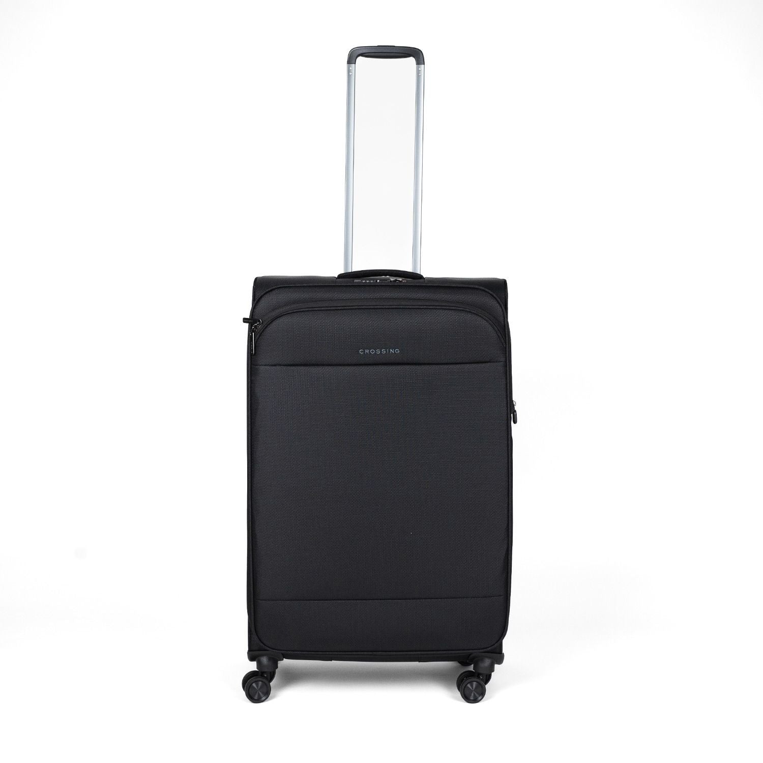 Crossing RECO Recycled Lightweight Soft Case Large Luggage T30 - Black