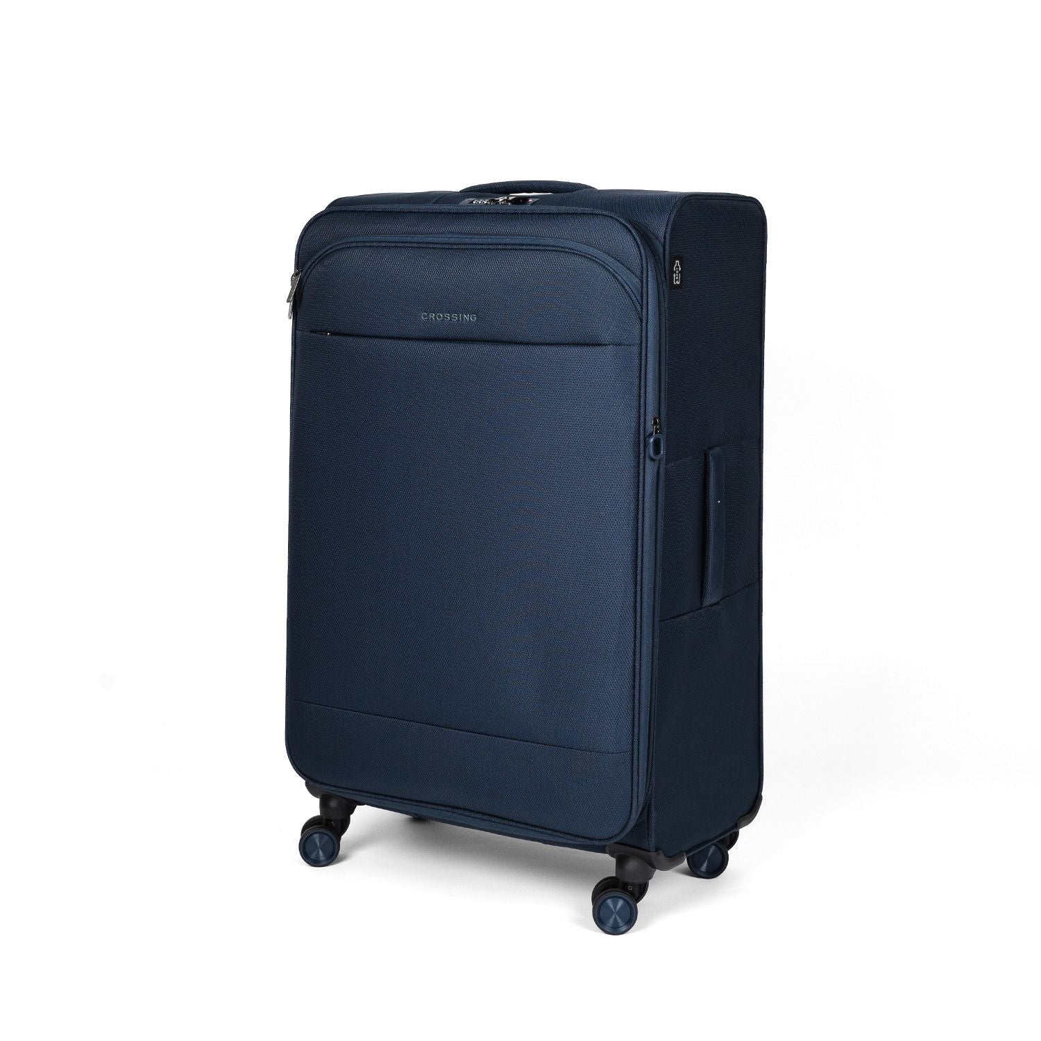 Crossing RECO Recycled Lightweight Soft Case Large Luggage T30 - Dark Blue