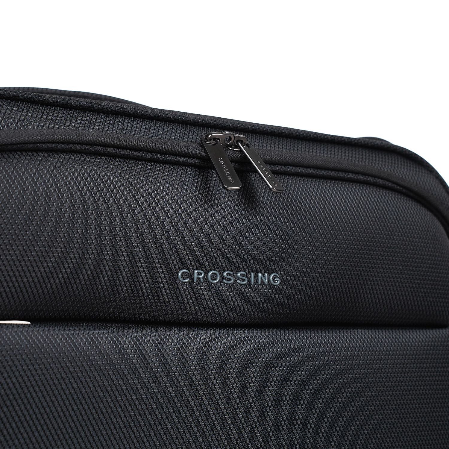 Crossing RECO Recycled Lightweight Soft Case Medium Luggage T26 - Black