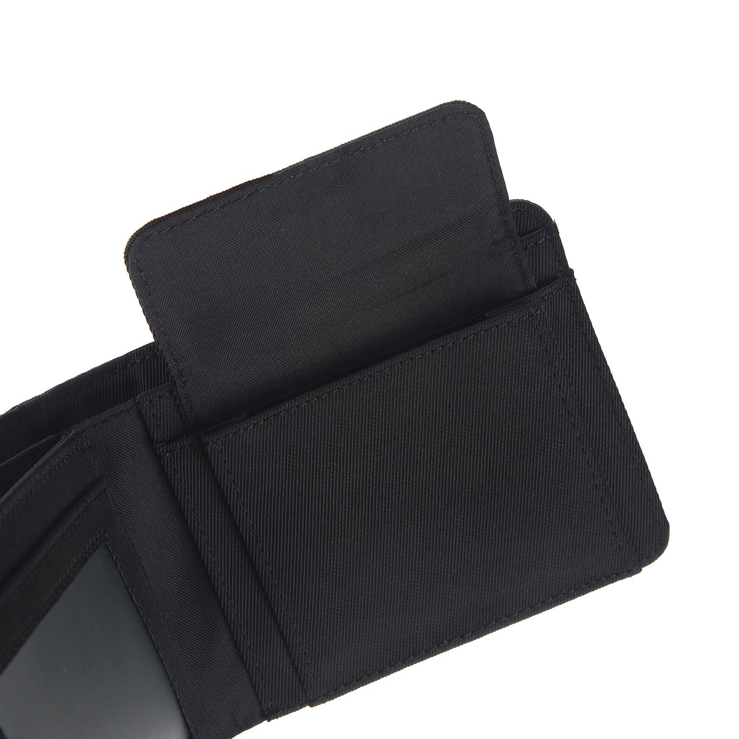 Crossing RFID Bifold Wallet with Coin Pocket & Card Flap V2 - Black