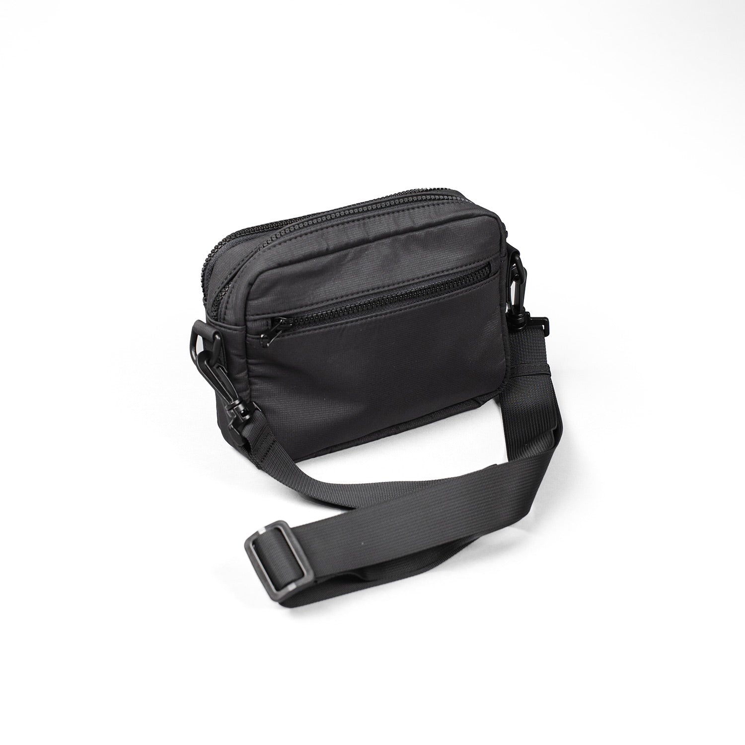 Crossing Sam Anti-Theft RFID Crossbody Bag - Black