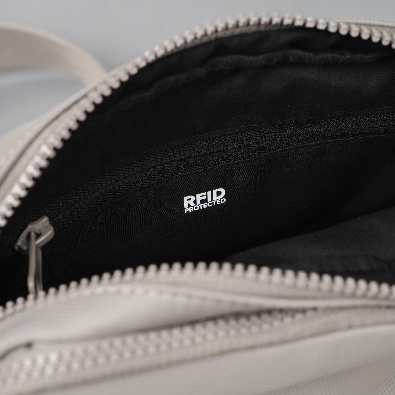 Crossing Sam Anti-Theft RFID Crossbody Bag - Grey