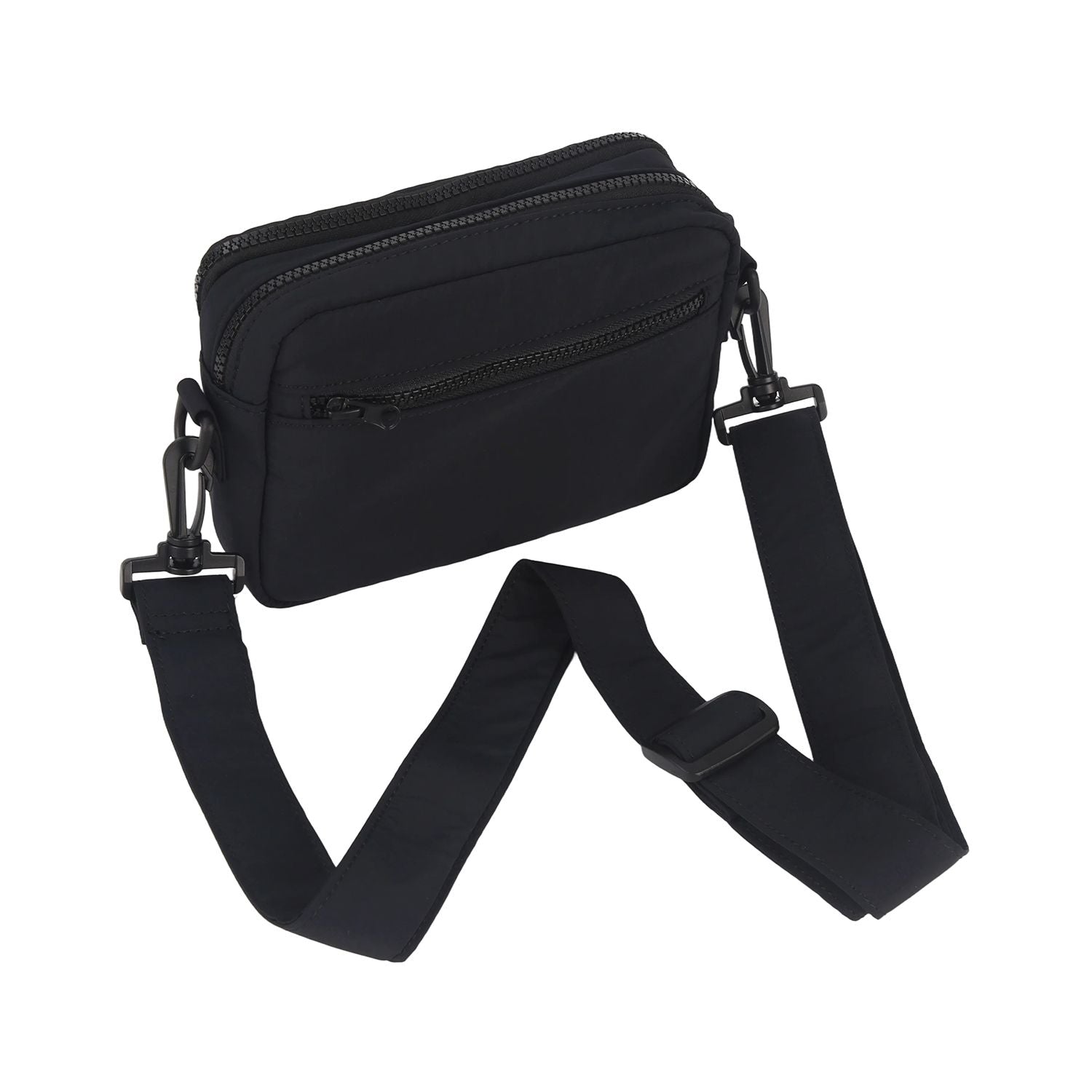 Crossing Sam Anti-Theft RFID Crossbody Bag V2 - Black