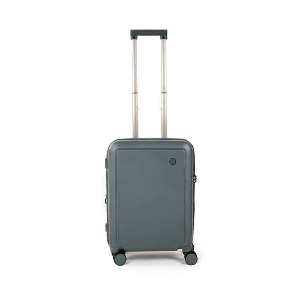 Crossing Stel Polycarbonate Carry On 20" Luggage - Green