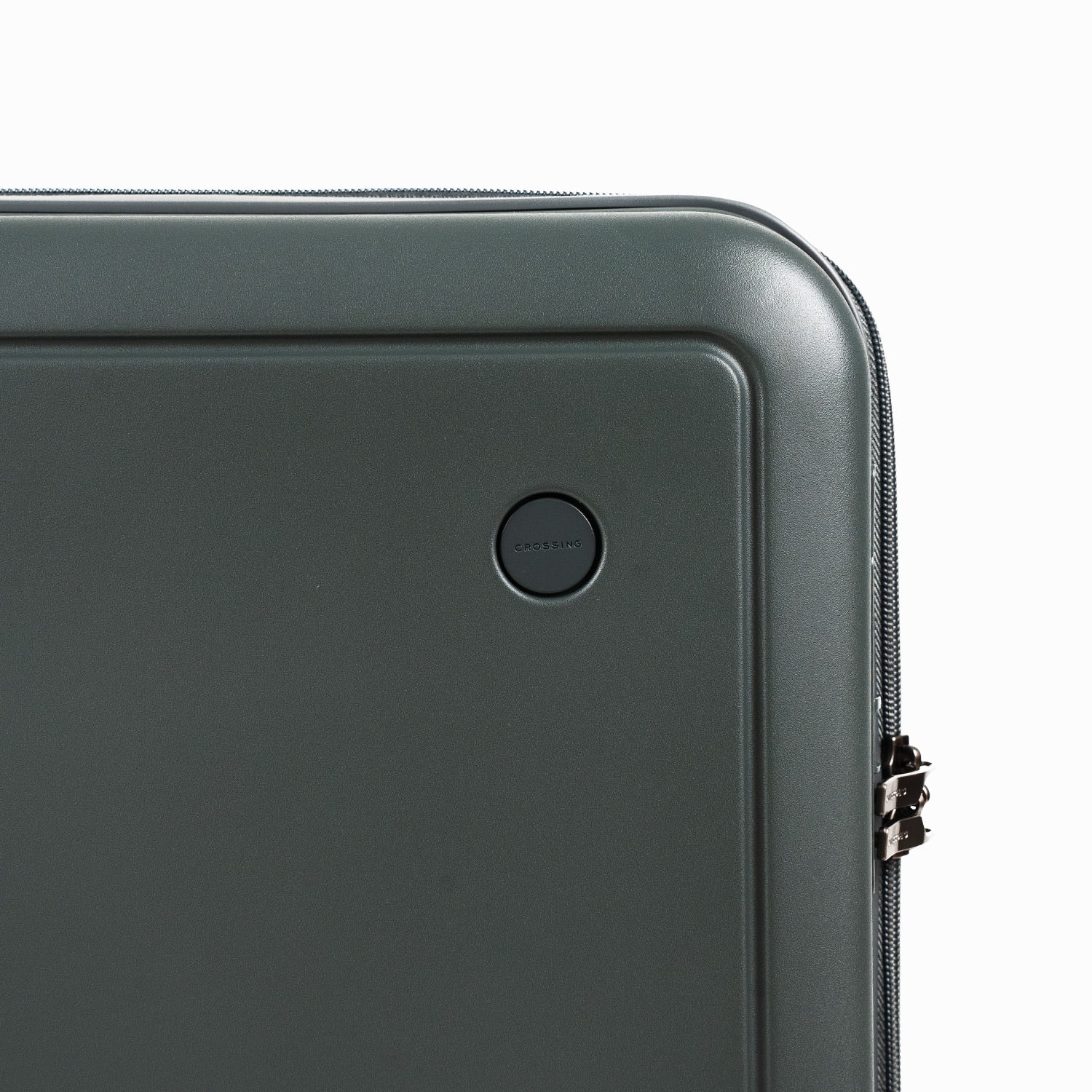 Crossing Stel Polycarbonate Carry On 20" Luggage - Green