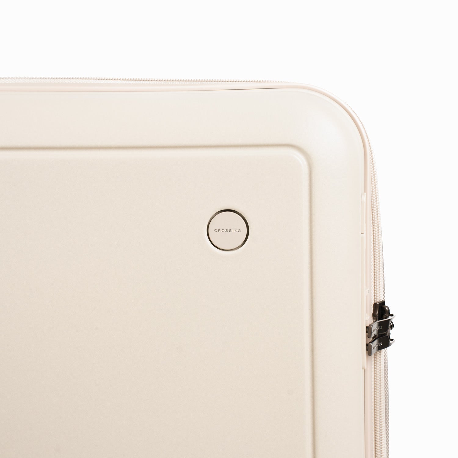 Crossing Stel Polycarbonate Carry On 20" Luggage - Sandwhite