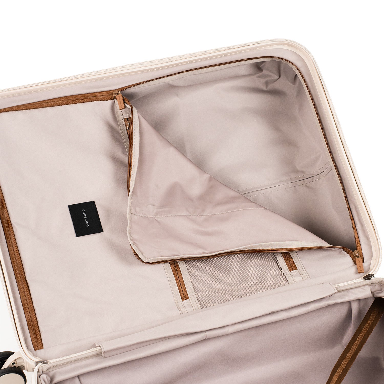 Crossing Stel Polycarbonate Medium 25" Luggage - Sandwhite