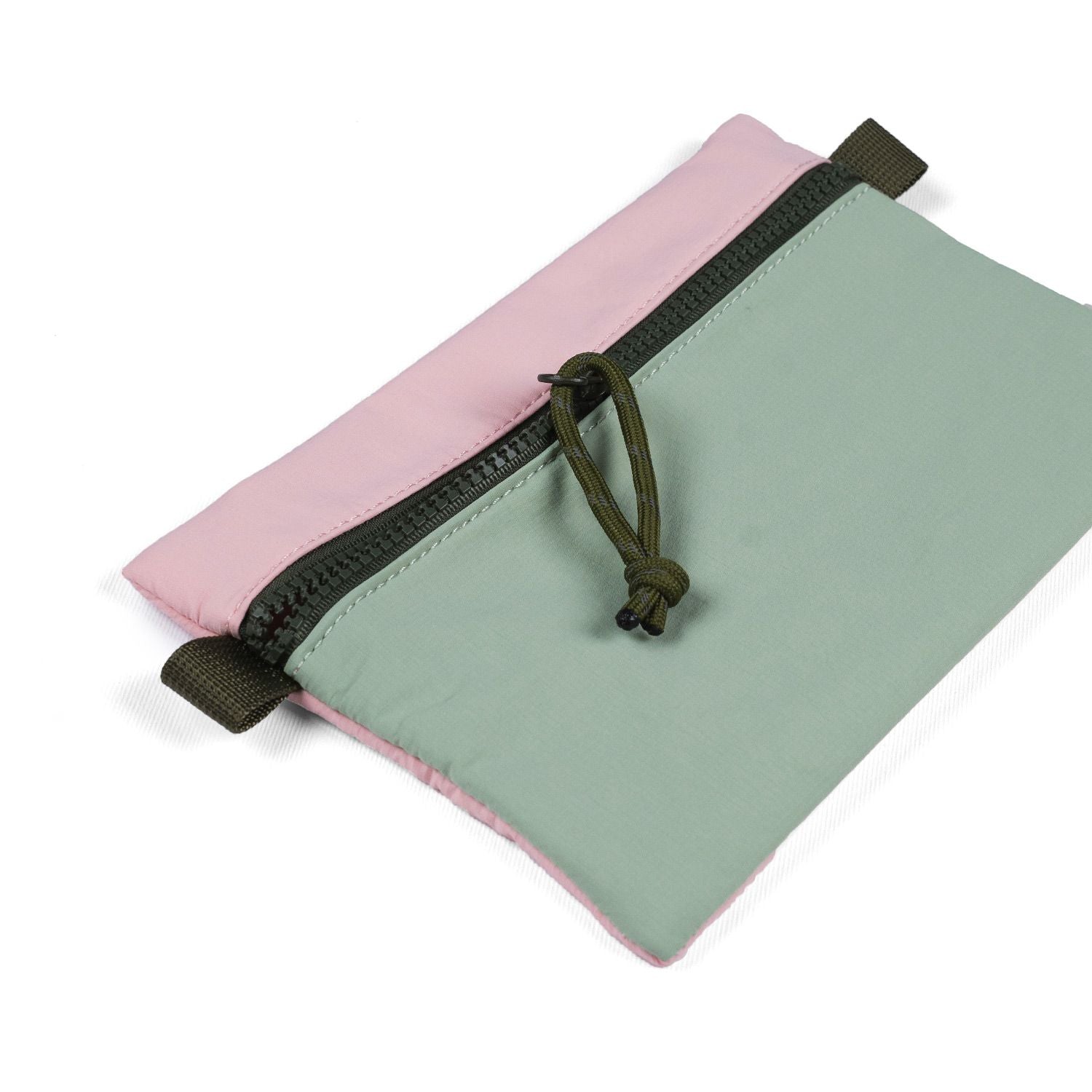 Crossing Tessa Colour Block Pouch Large - Mint/Powder Pink