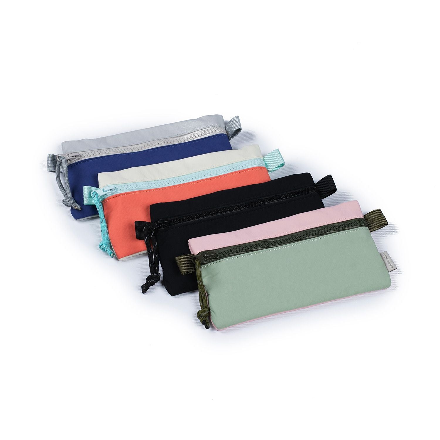 Crossing Tessa Colour Block Pouch Small - Blue/Grey