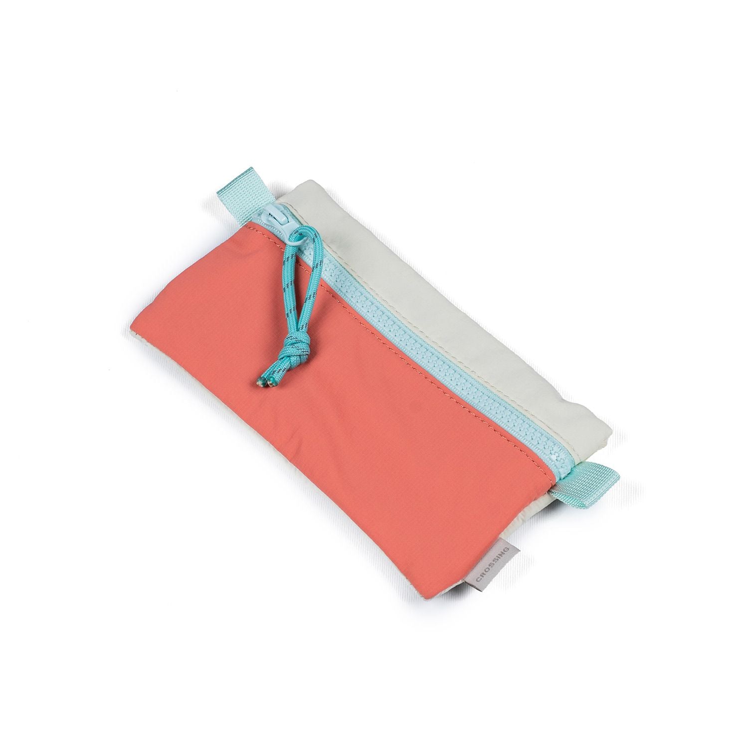 Crossing Tessa Colour Block Pouch Small - Coral/White Beige