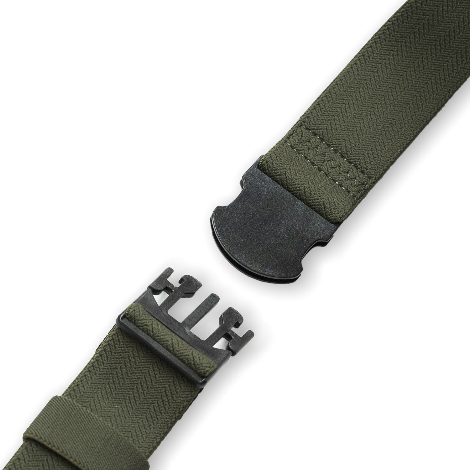 Crossing Travel Belt With Loop Buckle (Large) - Green