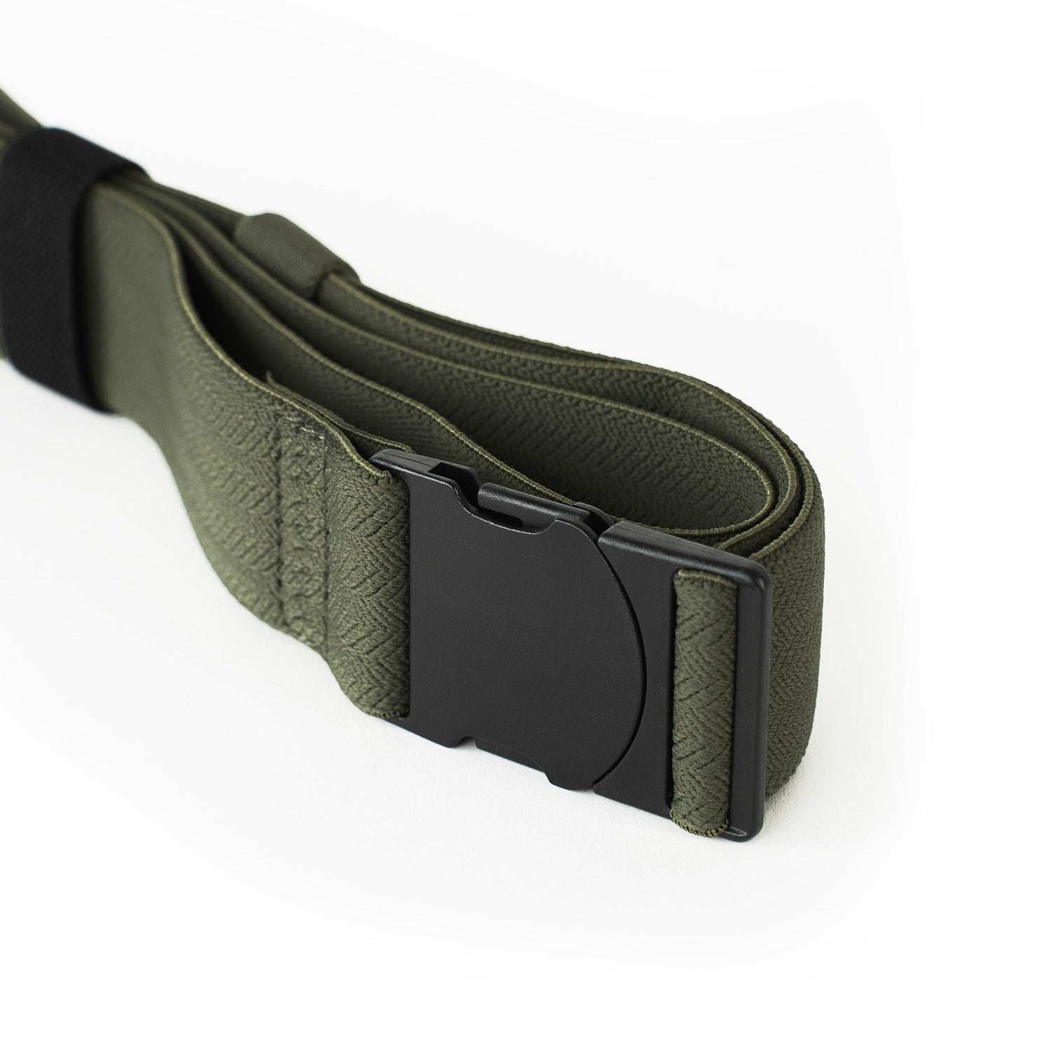 Crossing Travel Belt With Loop Buckle (Medium) - Green