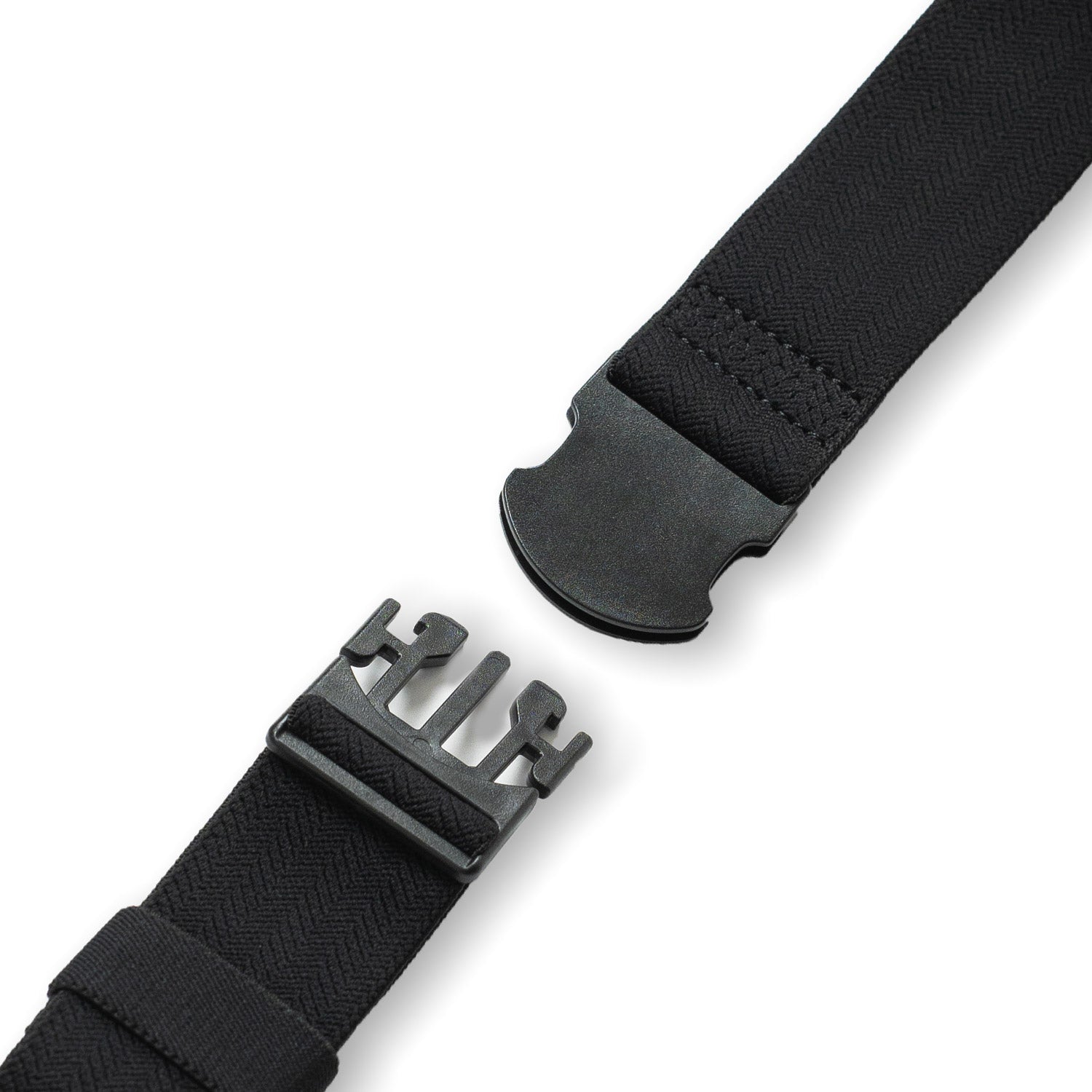 Crossing Travel Belt With Loop Buckle (Small) - Black