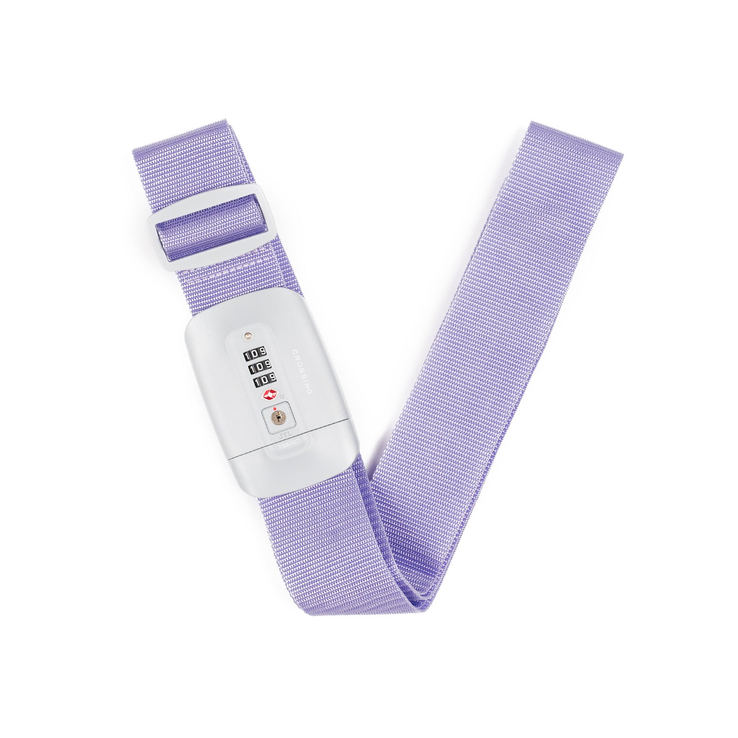 Crossing TSA 3-Dial Combination Lock Luggage Strap - Lavender
