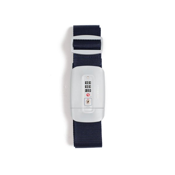 Crossing TSA 3-Dial Combination Lock Luggage Strap - Navy