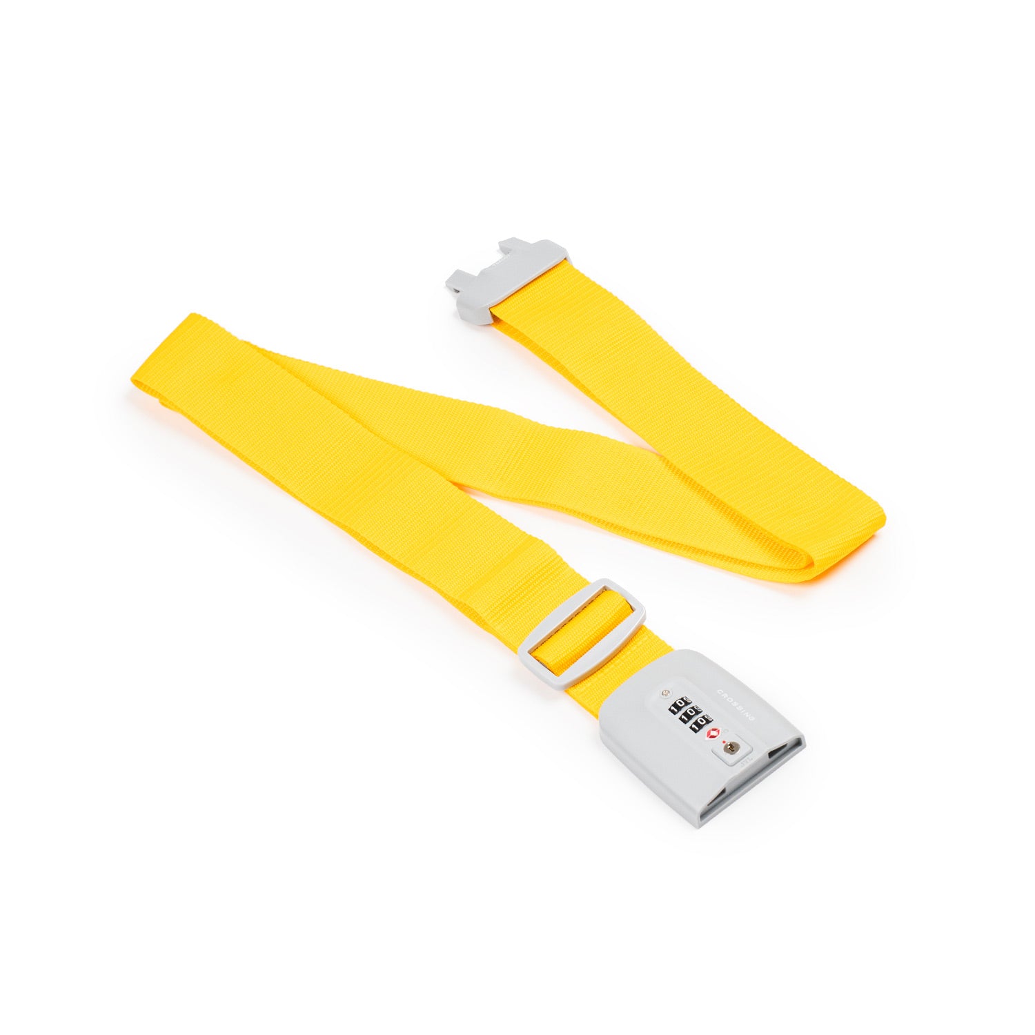Crossing TSA 3-Dial Combination Lock Luggage Strap - Tuscany Yellow