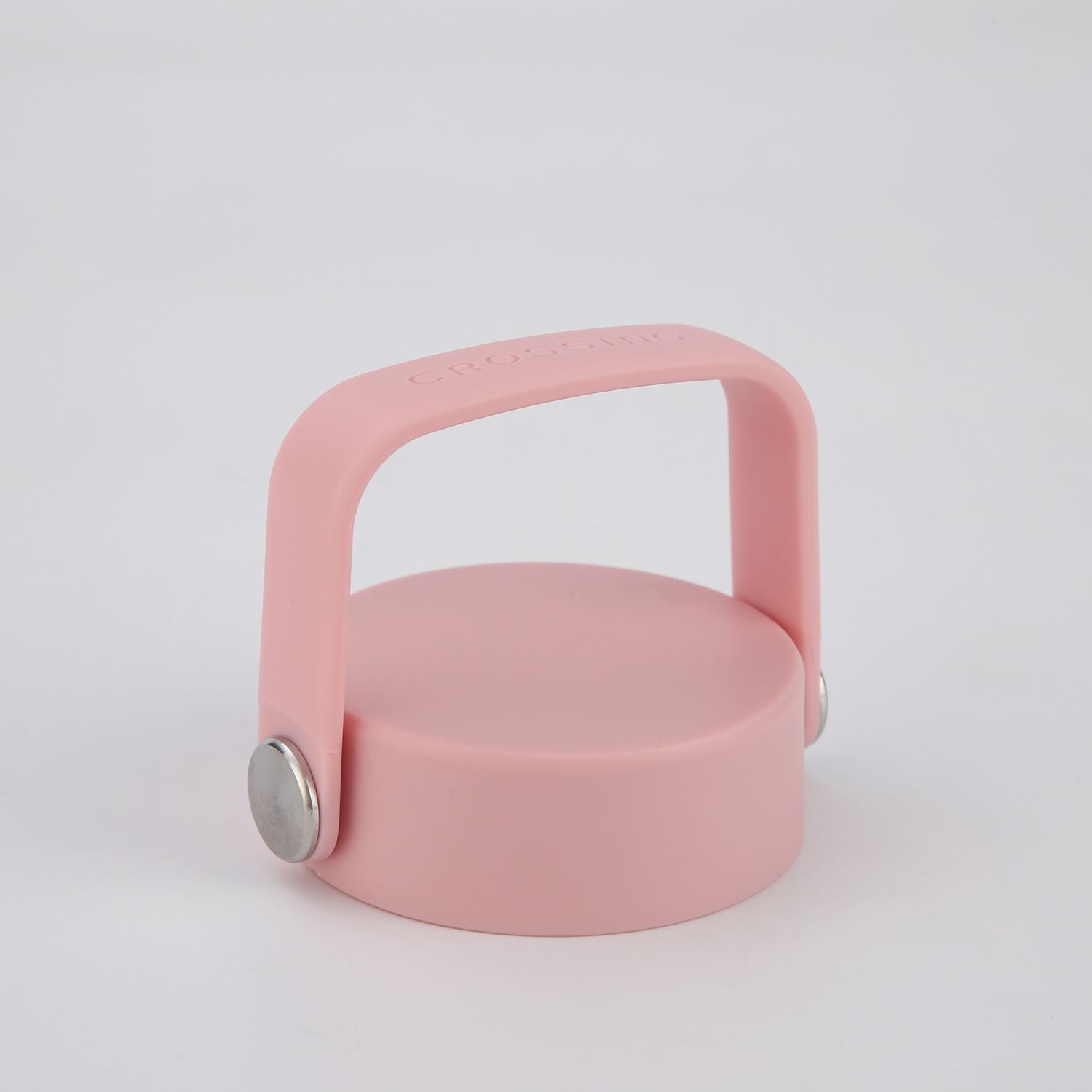 Crossing Urban Ceramic S/S Insulated Flat Cap Bottle With Handle 400ml - Light Pink
