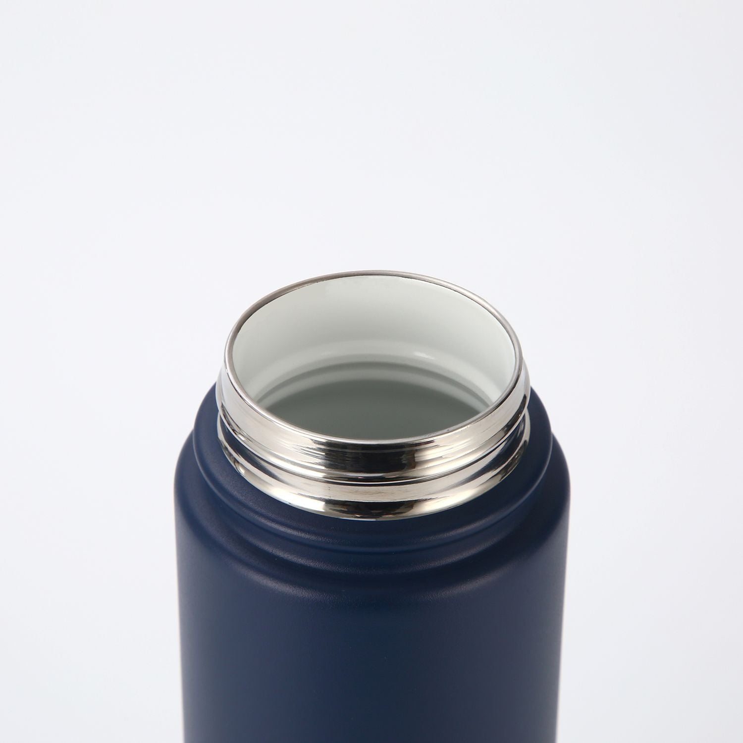 Crossing Urban Ceramic S/S Insulated Screw Cap Sports Bottle With Handle 1000ml - Ink Blue (Dark Blue)