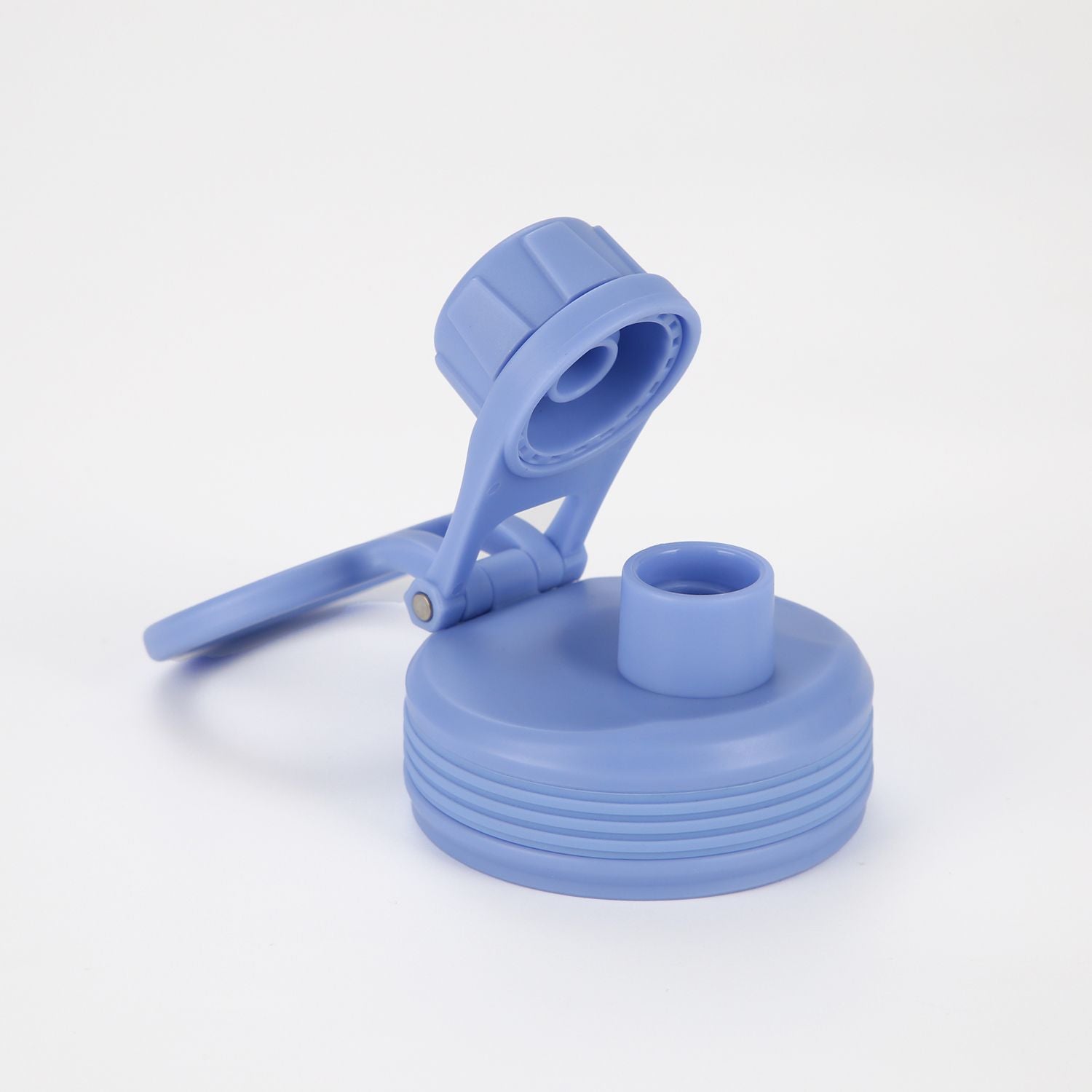 Crossing Urban Ceramic S/S Insulated Screw Cap Sports Bottle With Handle 600ml - Heirloom Blue (Light Blue)