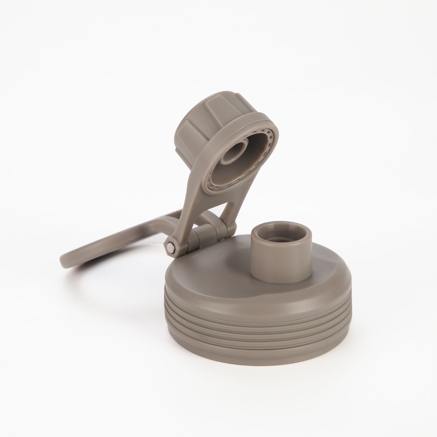 Crossing Urban Ceramic S/S Insulated Screw Cap Sports Bottle With Handle 720ml - Latte (Light Grey)