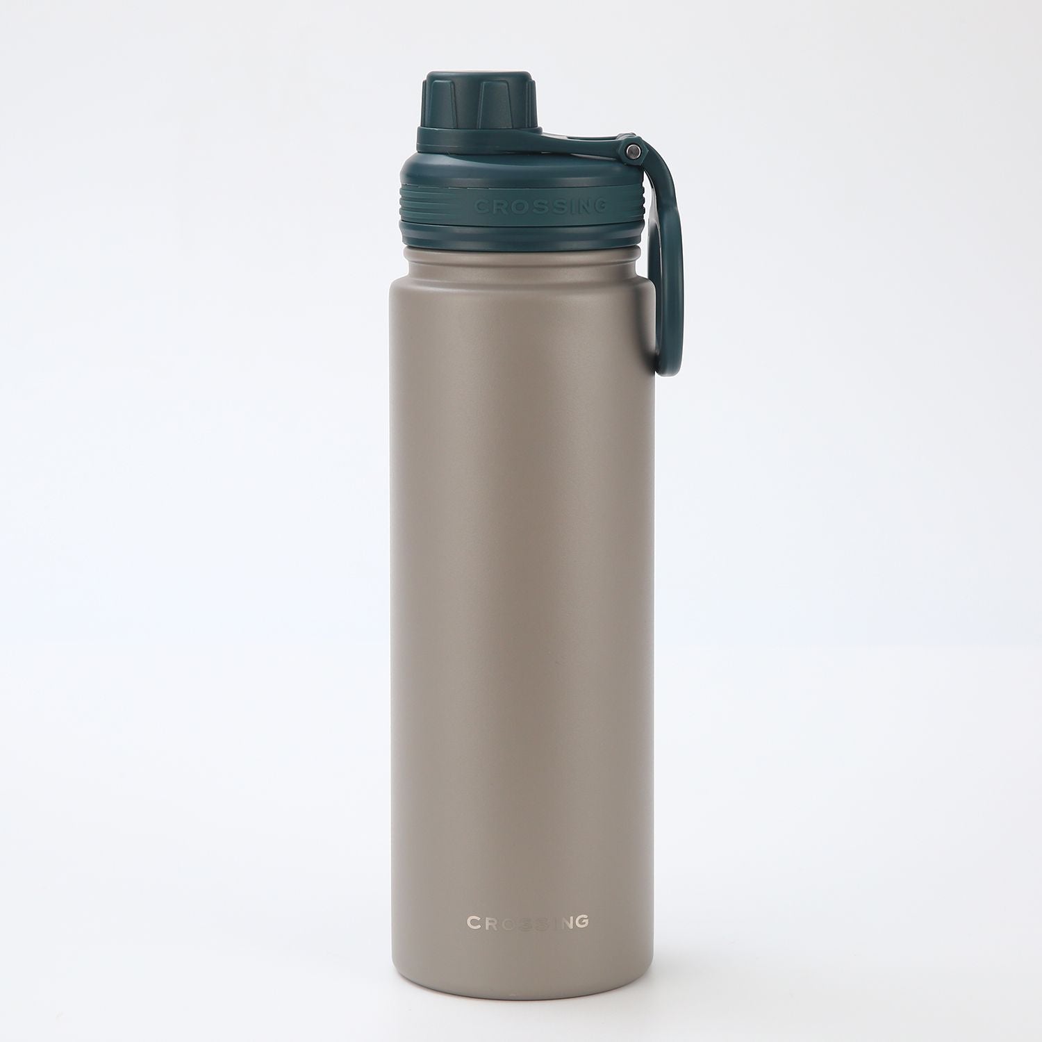 Crossing Urban Ceramic S/S Insulated Screw Cap Sports Bottle With Handle 720ml - Latte Squash (Mix)
