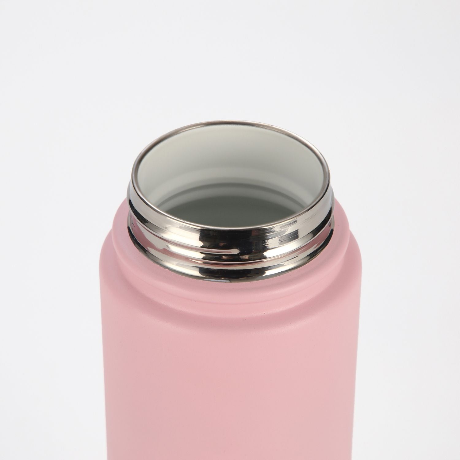 Crossing Urban Ceramic S/S Insulated Straw Sipper Cap Sports Bottle With Handle 480ml - Dusty Rose