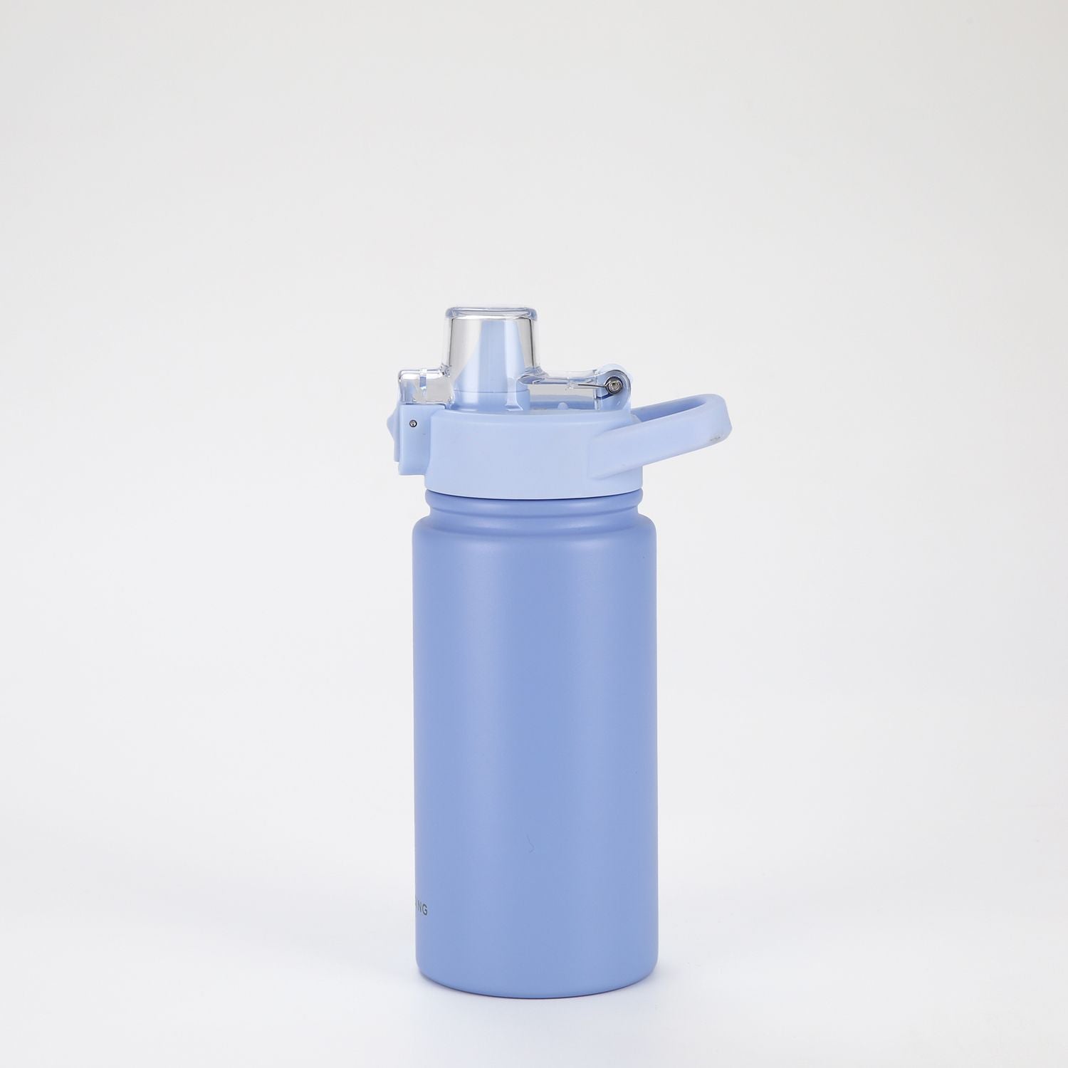 Crossing Urban Ceramic S/S Insulated Straw Sipper Cap Sports Bottle With Handle 480ml - Heirloom Blue
