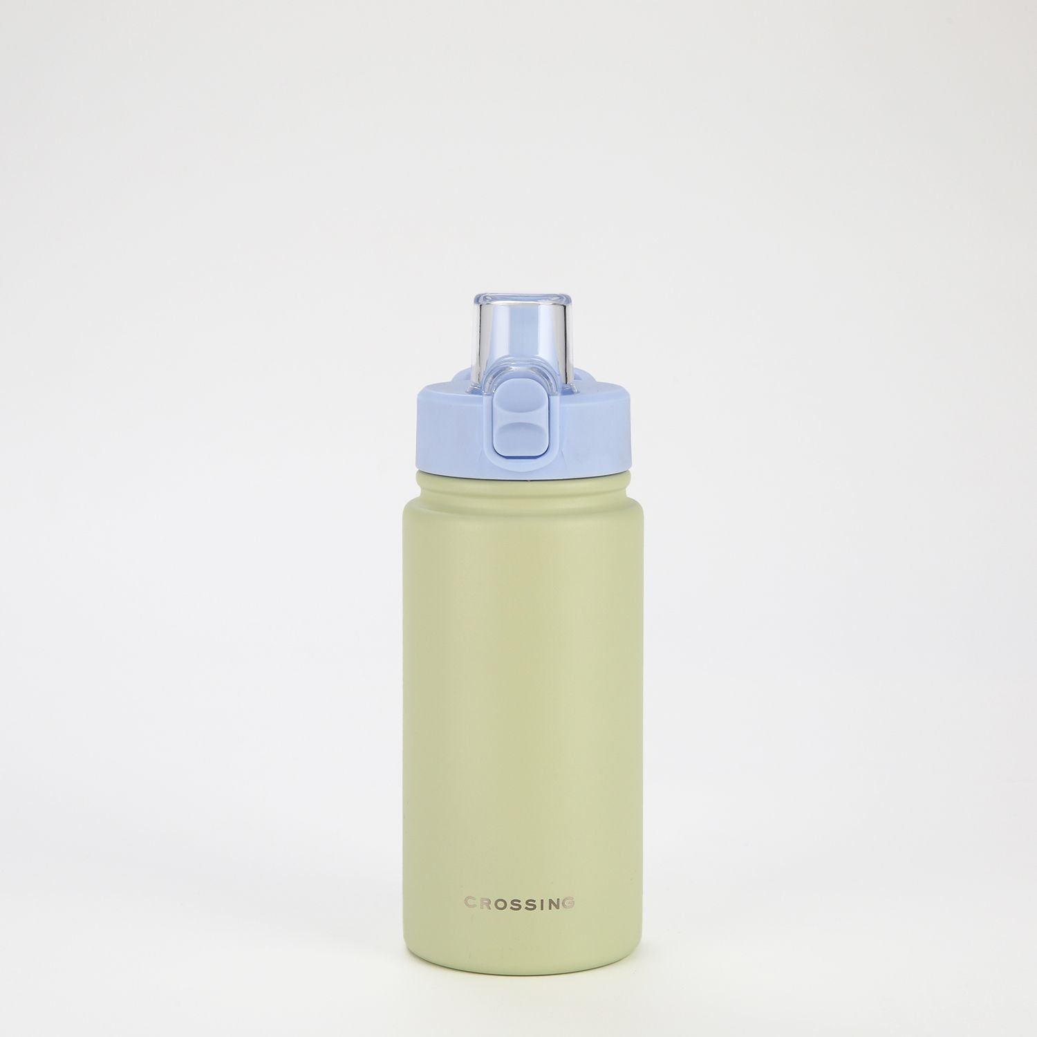 Crossing Urban Ceramic S/S Insulated Straw Sipper Cap Sports Bottle With Handle 480ml - Pistachio Blue (Mix)