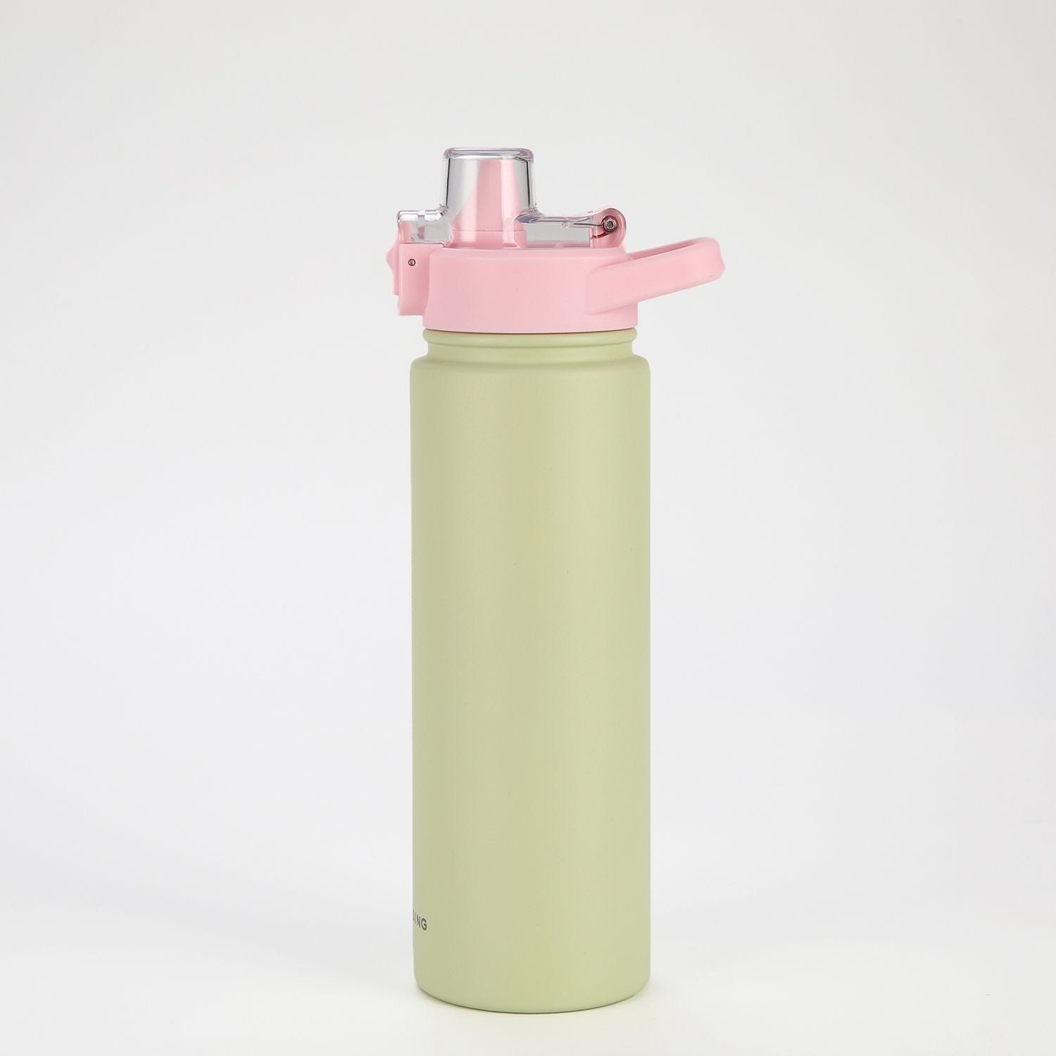 Crossing Urban Ceramic S/S Insulated Straw Sipper Cap Sports Bottle With Handle 720ml - Pistachio Pink (Mix)