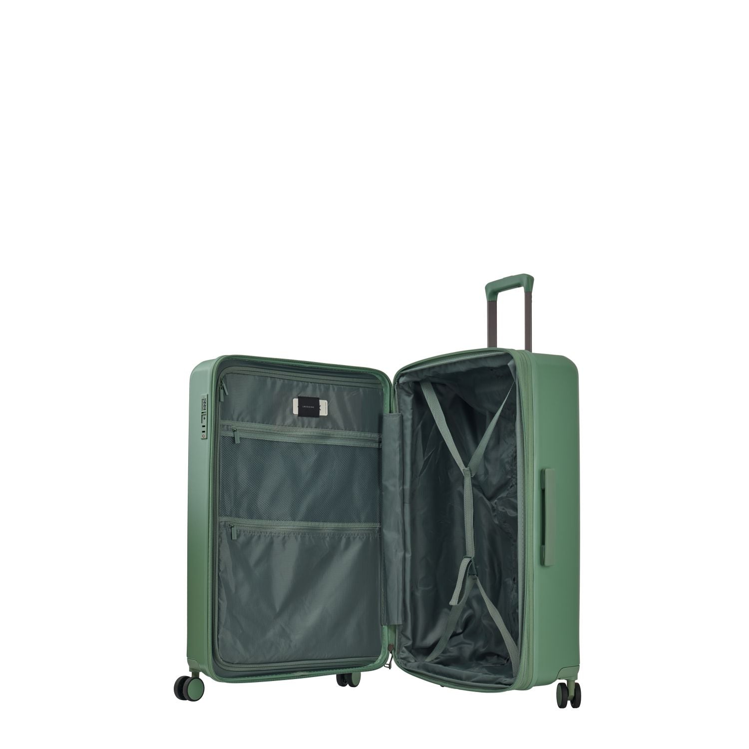 Crossing Vive Polycarbonate Expandable Large Luggage T30 - Sage Green