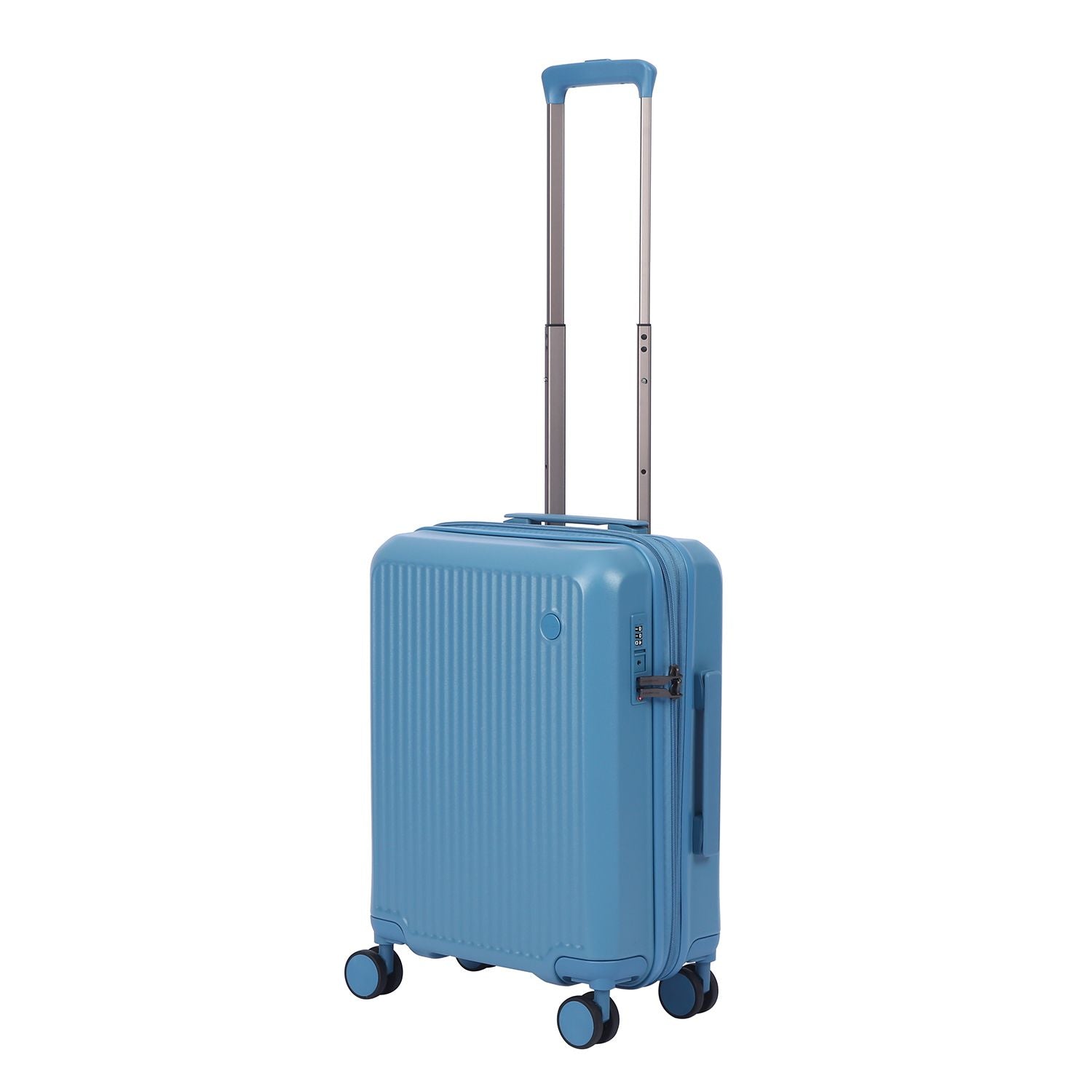 Crossing VIVE Polycarbonate Expandable Carry On Luggage V2 - Blue