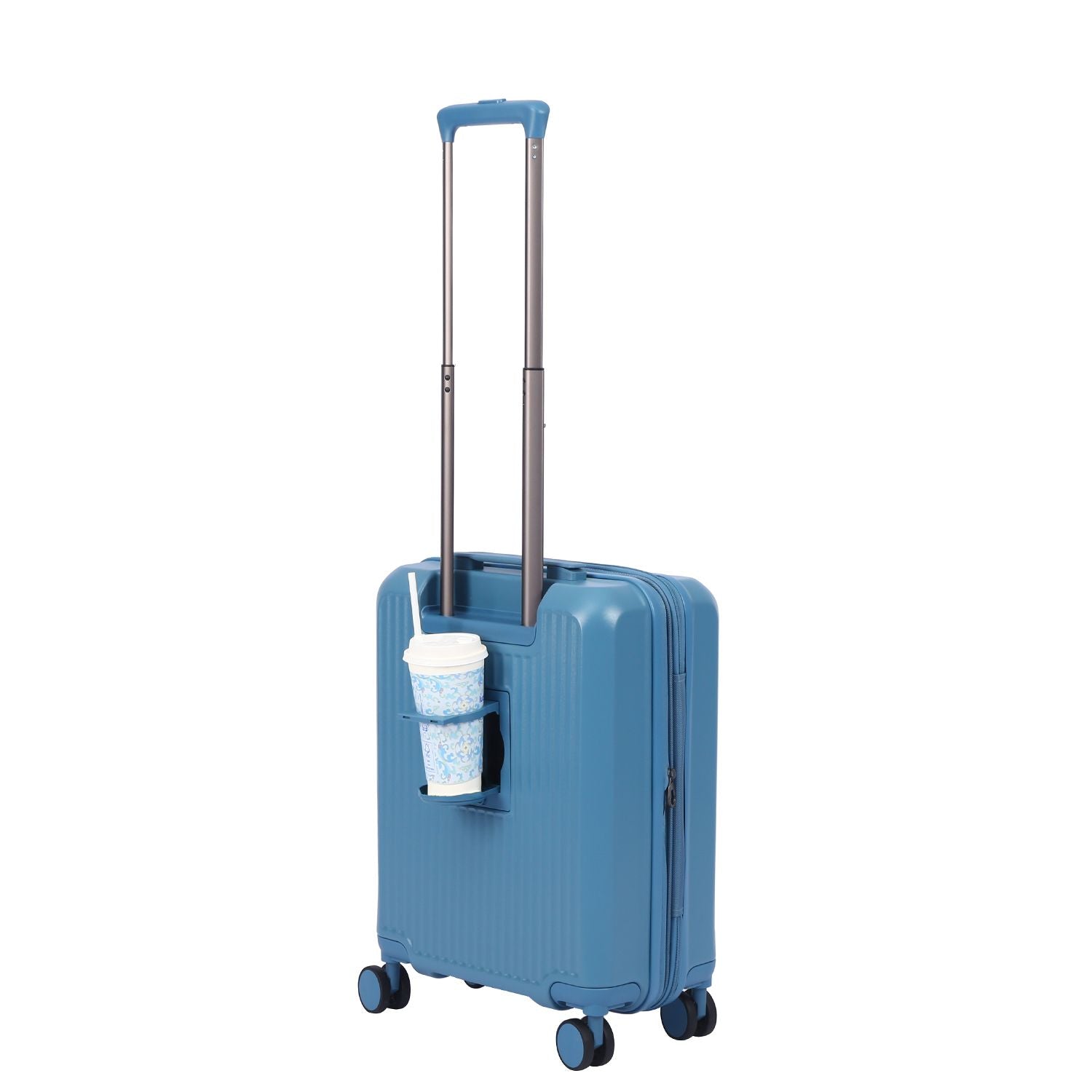Crossing VIVE Polycarbonate Expandable Carry On Luggage V2 - Blue