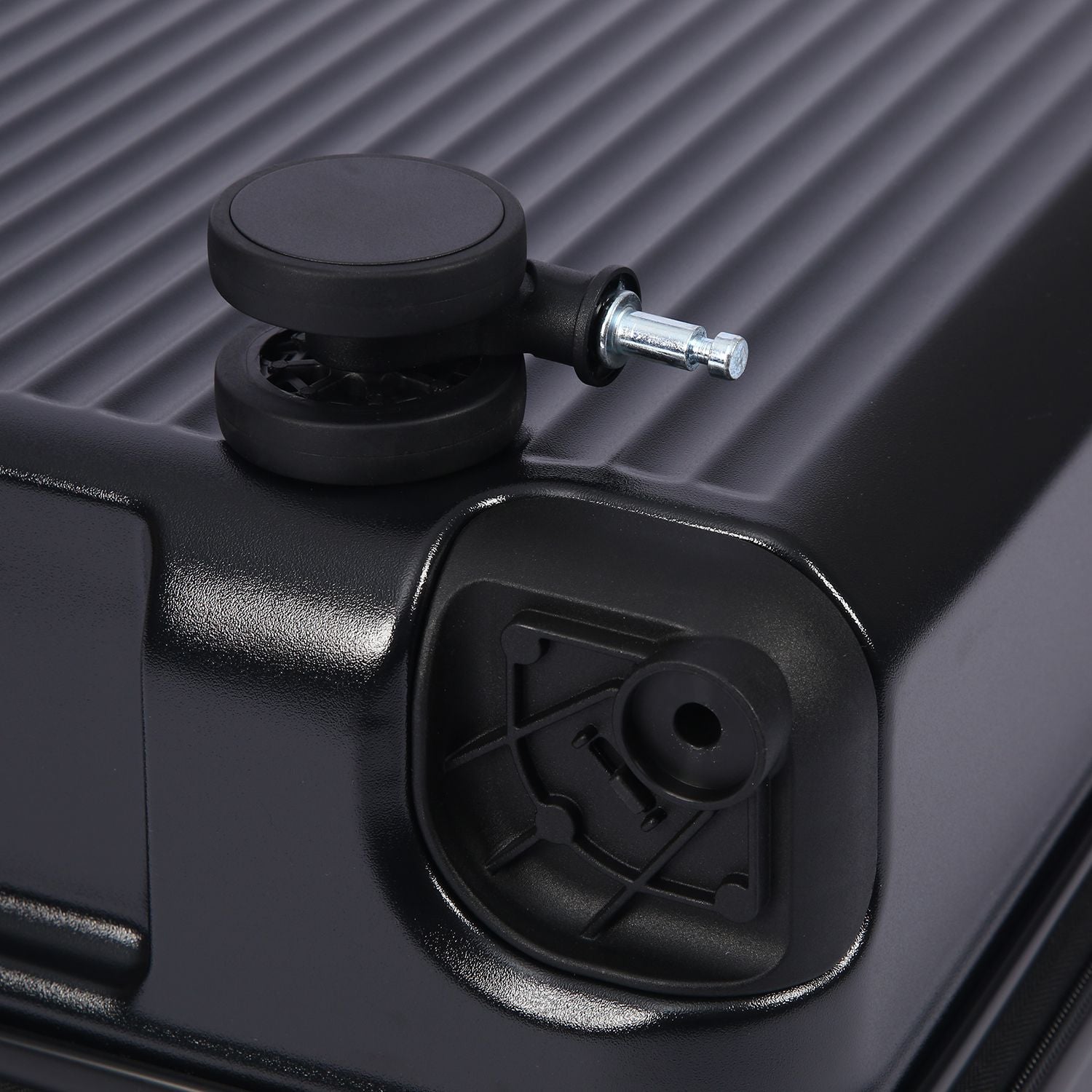 Crossing VIVE Polycarbonate Expandable Large Luggage V2 - Black