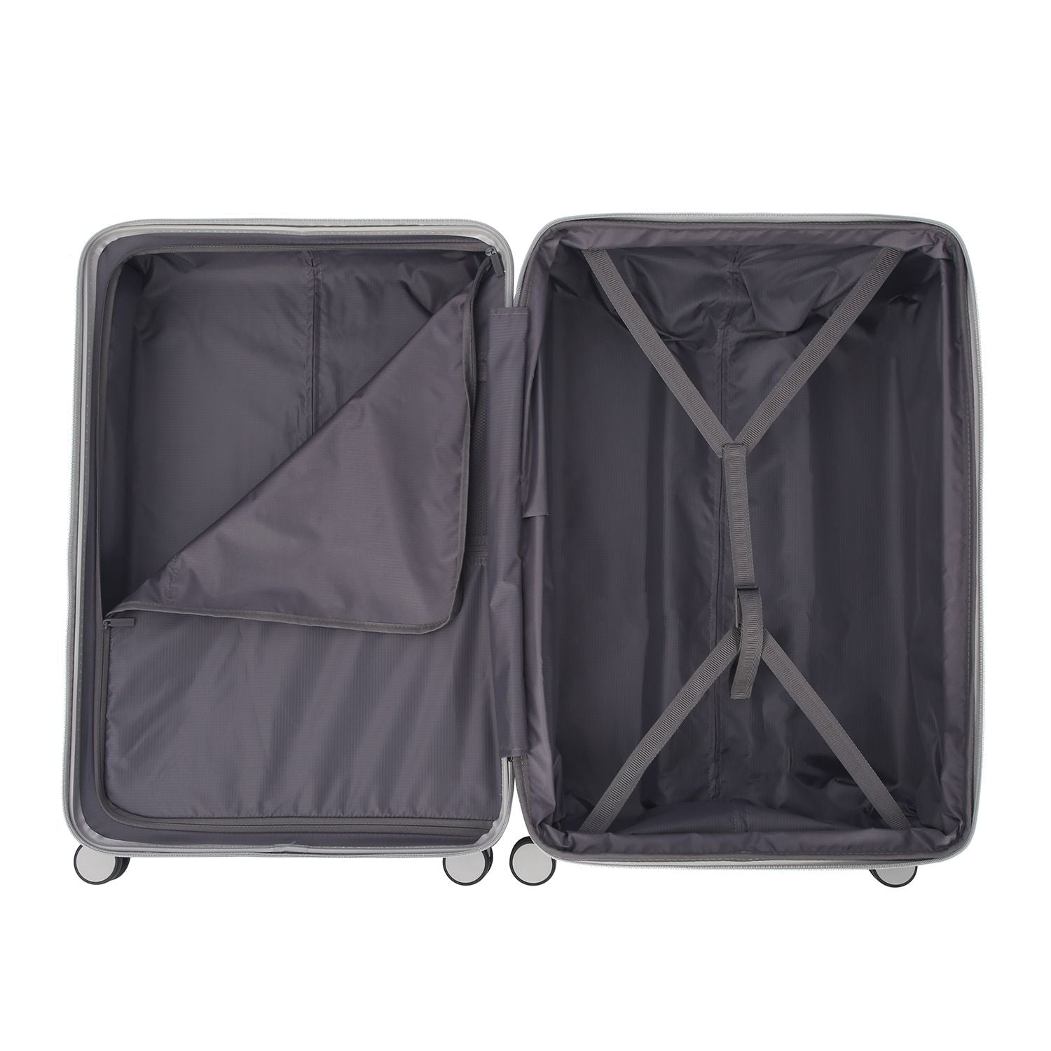Crossing VIVE Polycarbonate Expandable Large Luggage V2 - Grey
