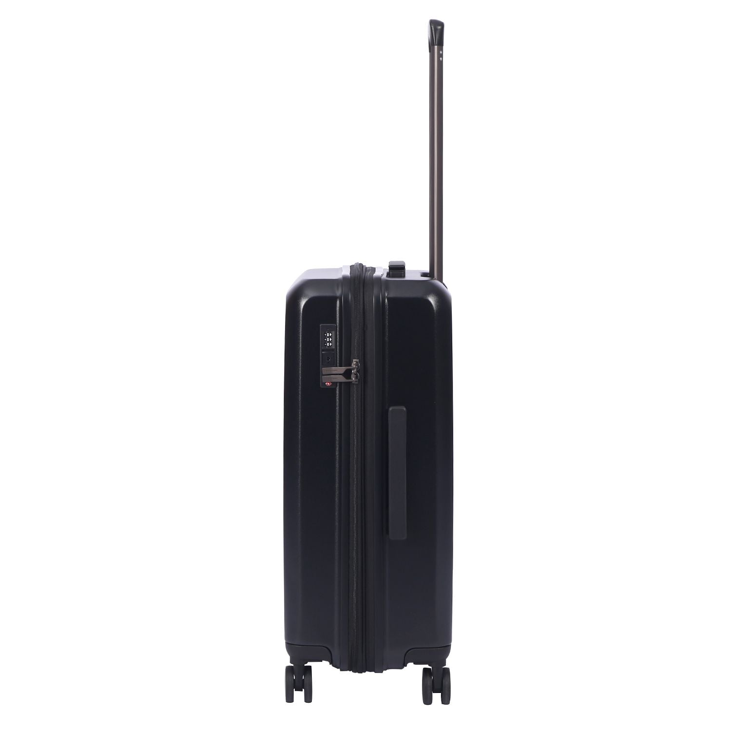 Crossing VIVE Polycarbonate Expandable Medium Luggage V2 - Black