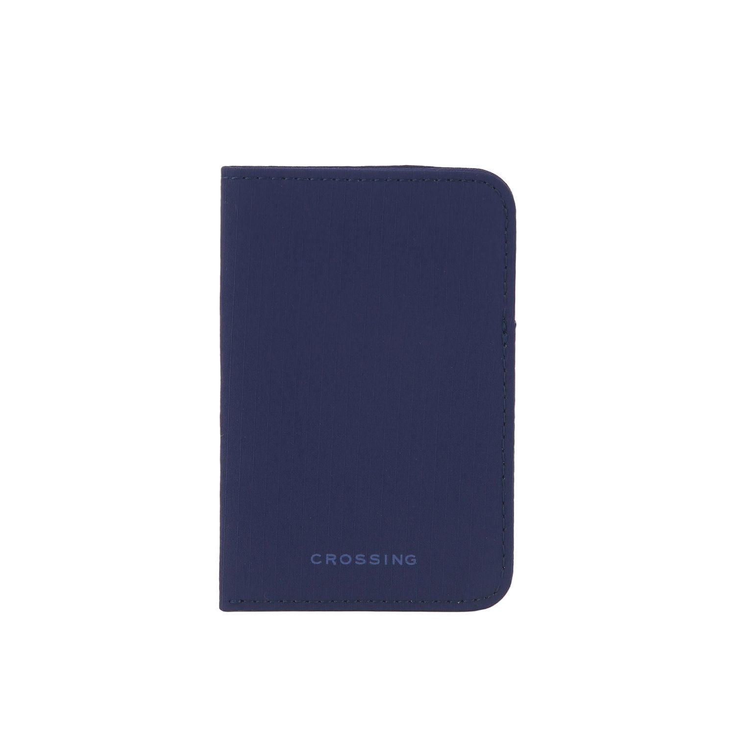 Crossing Waterproof Checked Nylon Card Sleeve RFID - Navy