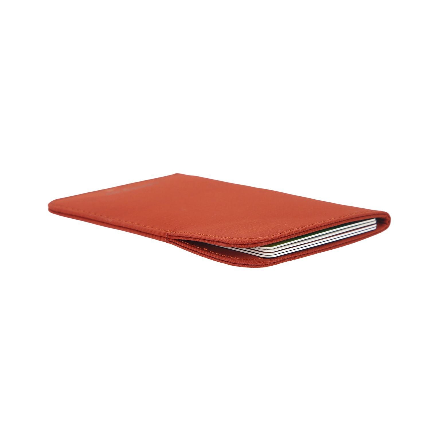 Crossing Waterproof Checked Nylon Card Sleeve RFID - Rust