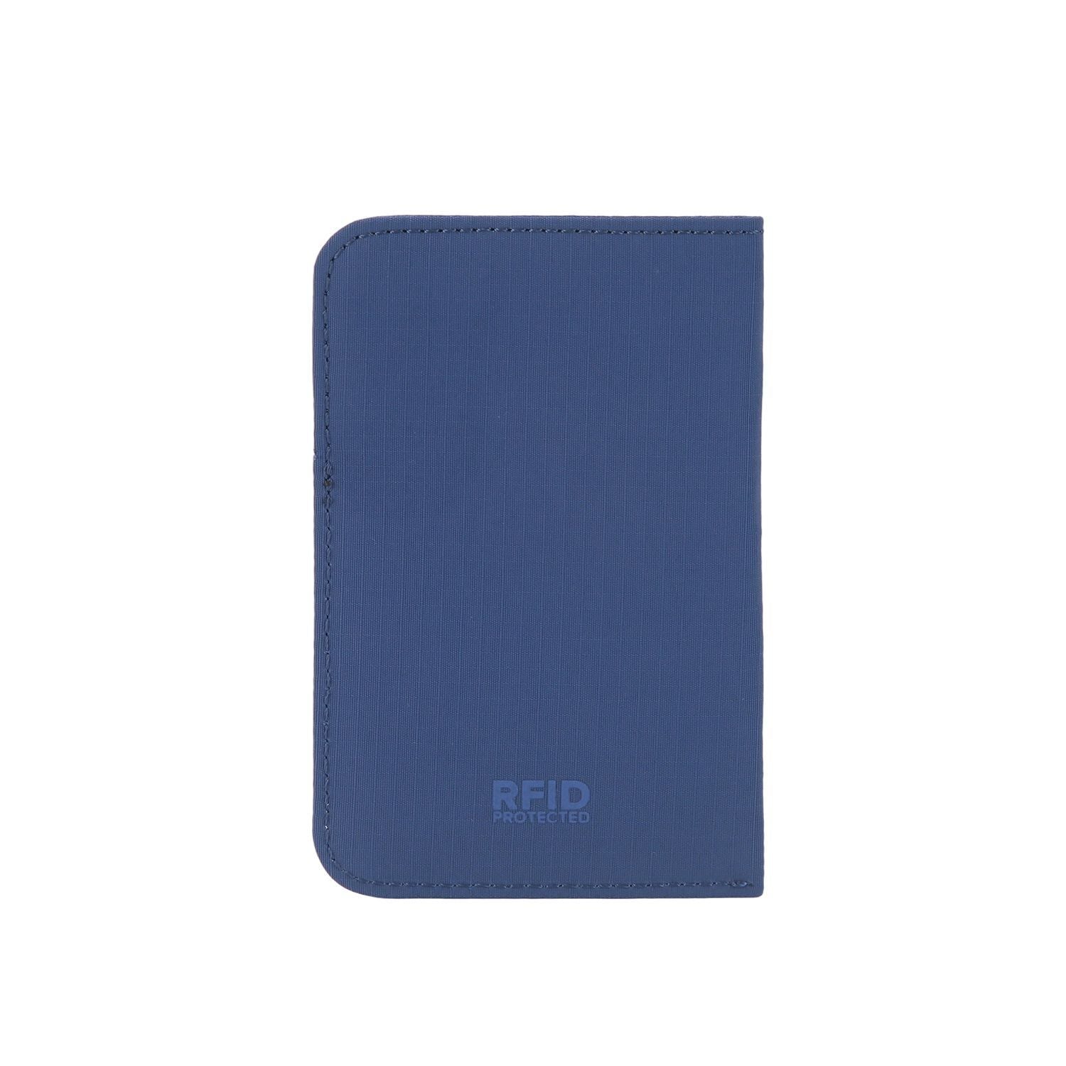 Crossing Waterproof Checked Nylon Card Sleeve RFID - Smoke Blue