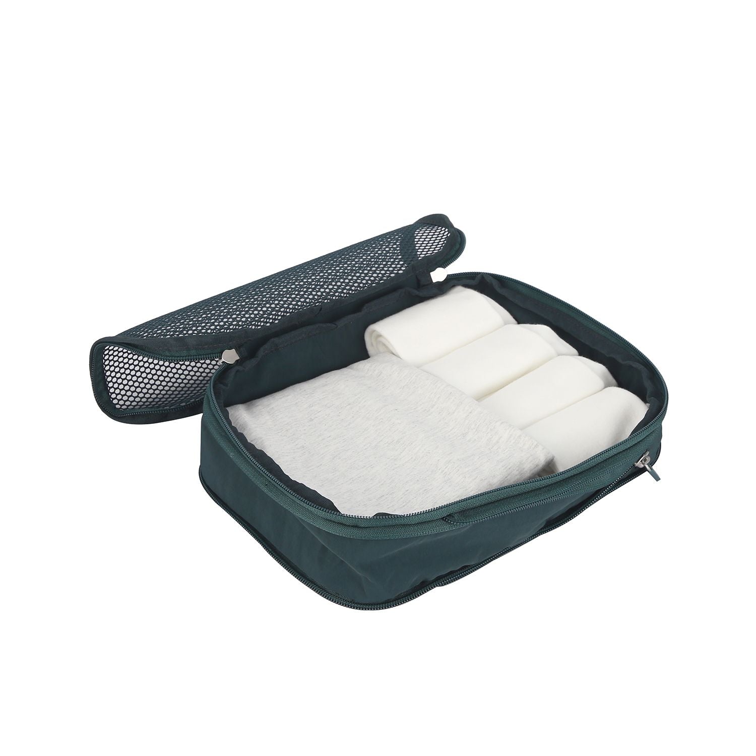 Crossing Waterproof Ripstop Nylon Compression Packing Cube S - Forest Green