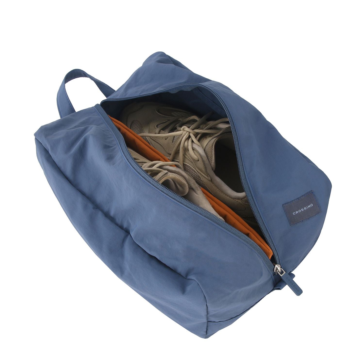Crossing Waterproof Ripstop Nylon Multi Shoe Cube With Divider - Smoke Blue