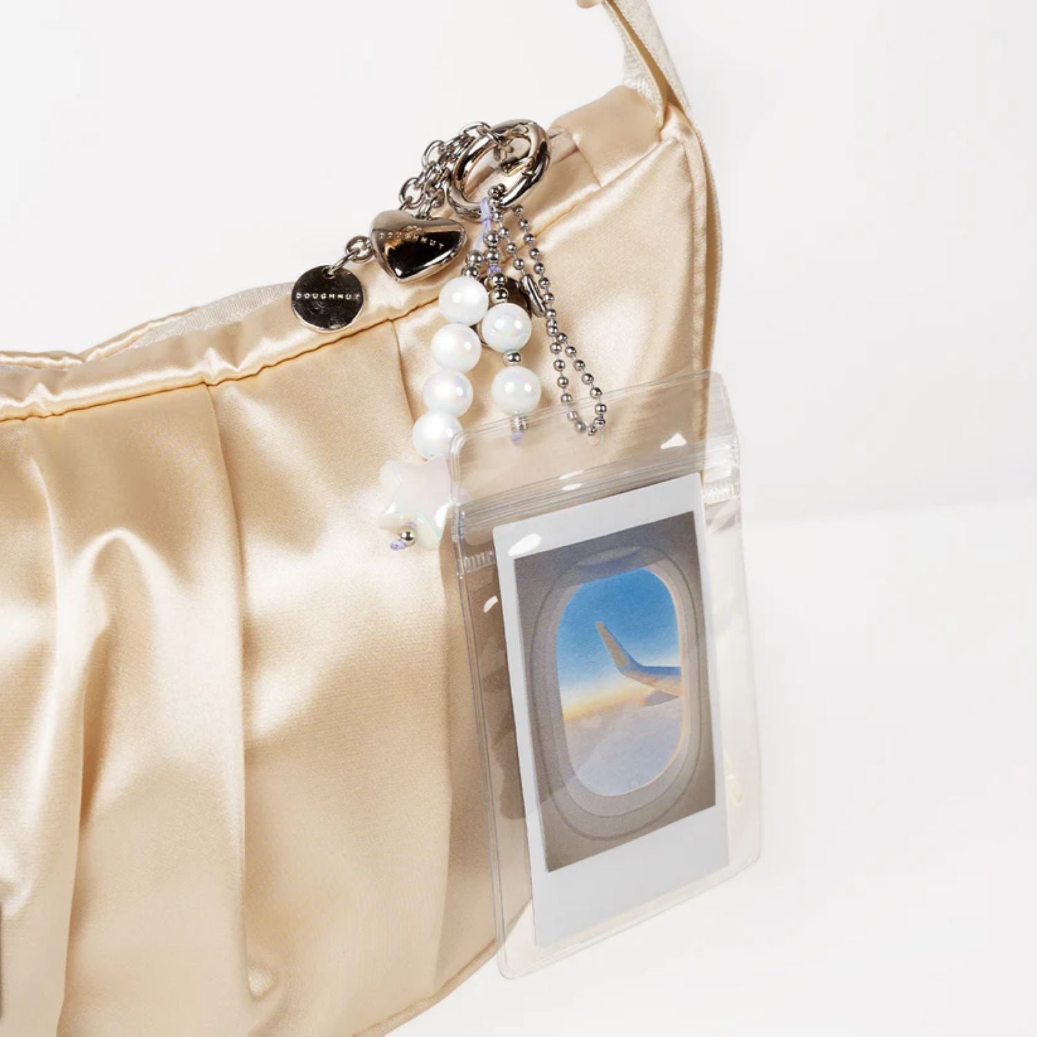 Doughnut Eclair Girlitude Series Crossbody Bag - Champagne