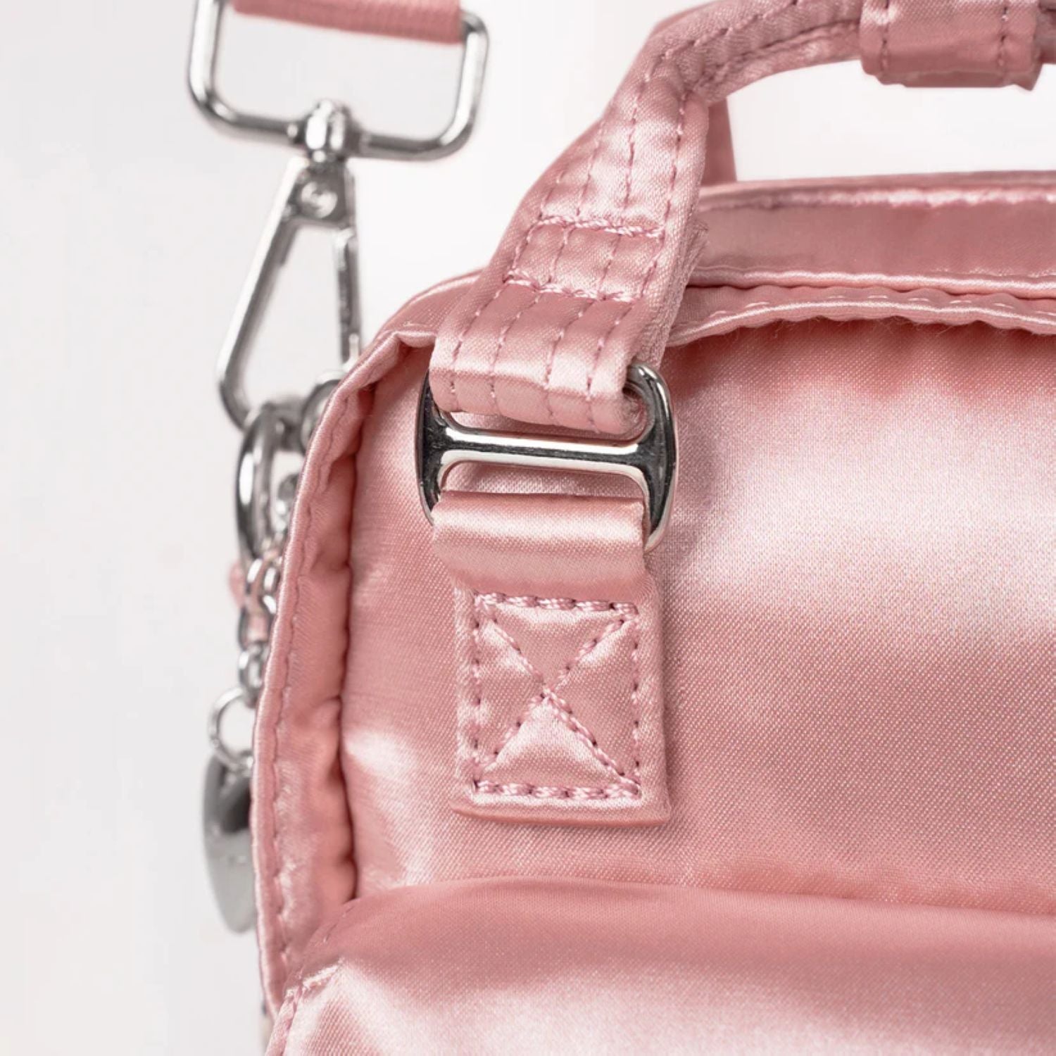 Doughnut Macaroon Tiny Girlitude Series Crossbody Bag - Champagne
