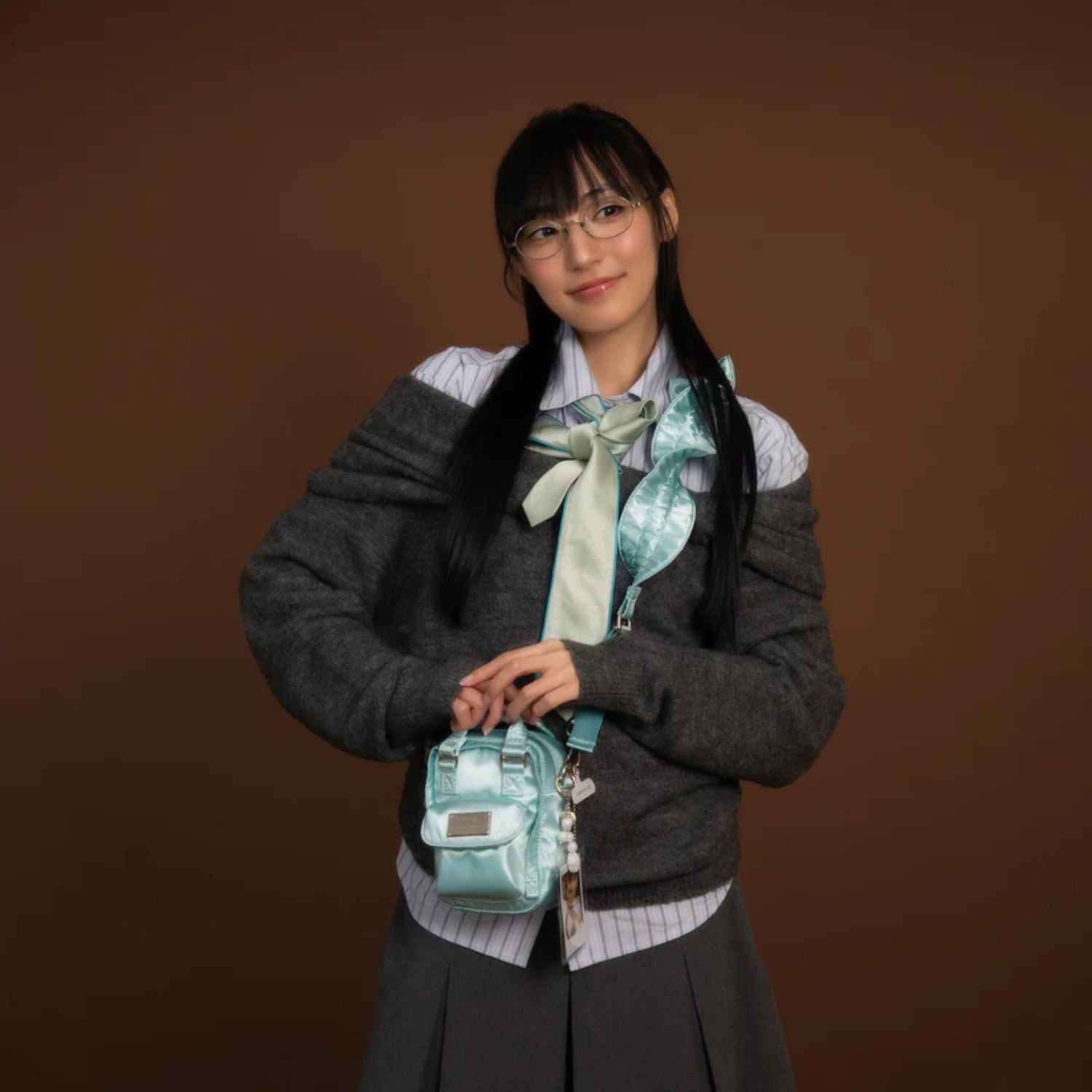 Doughnut Macaroon Tiny Girlitude Series Crossbody Bag - Moonstone