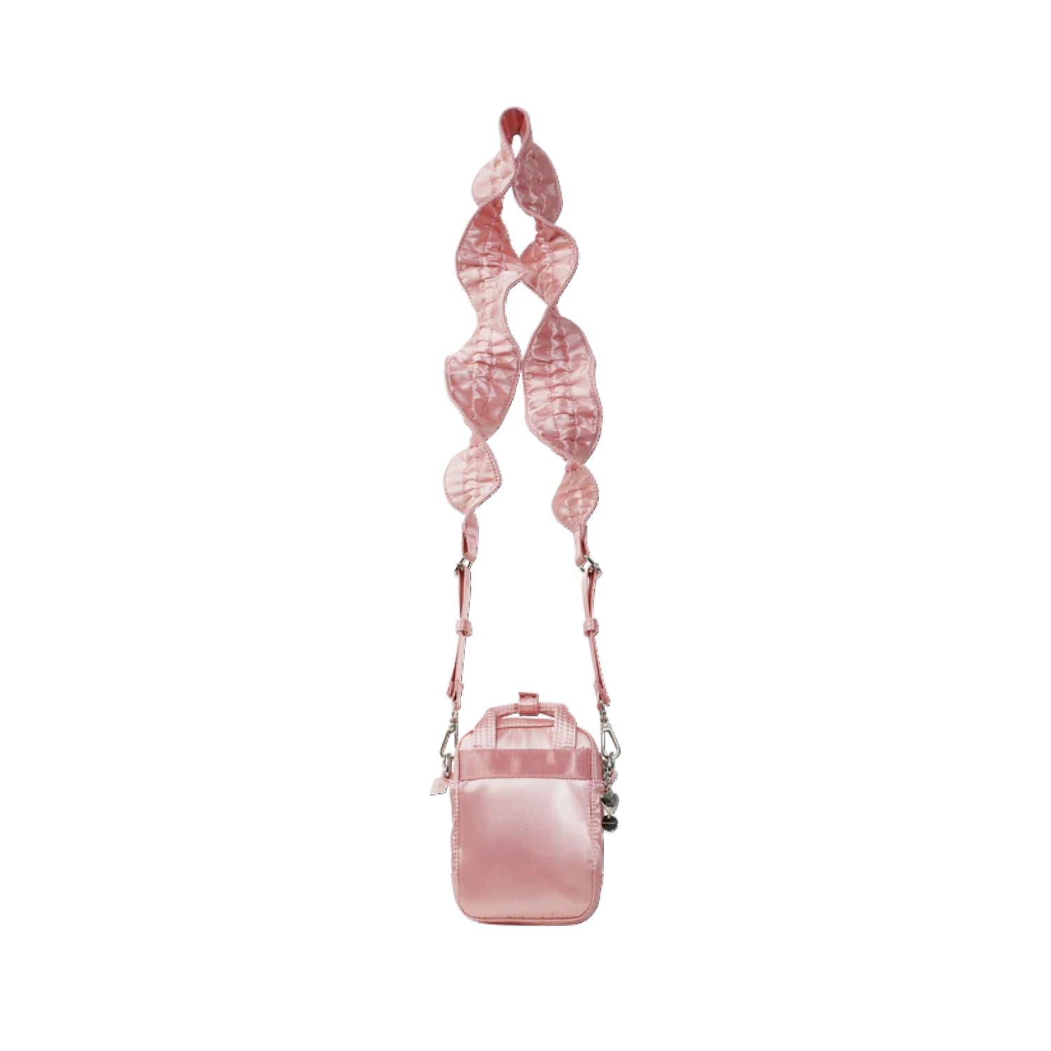 Doughnut Macaroon Tiny Girlitude Series Crossbody Bag - Rose