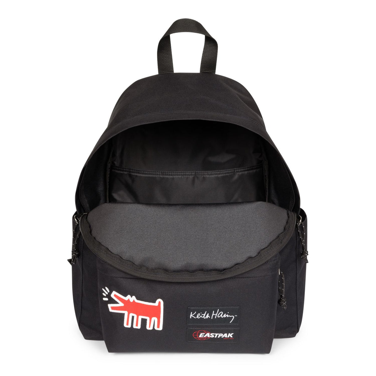 keith haring mini backpack Eastpak Day Pak'R Keith Haring Backpack Keith Haring Patch – The Planet Traveller