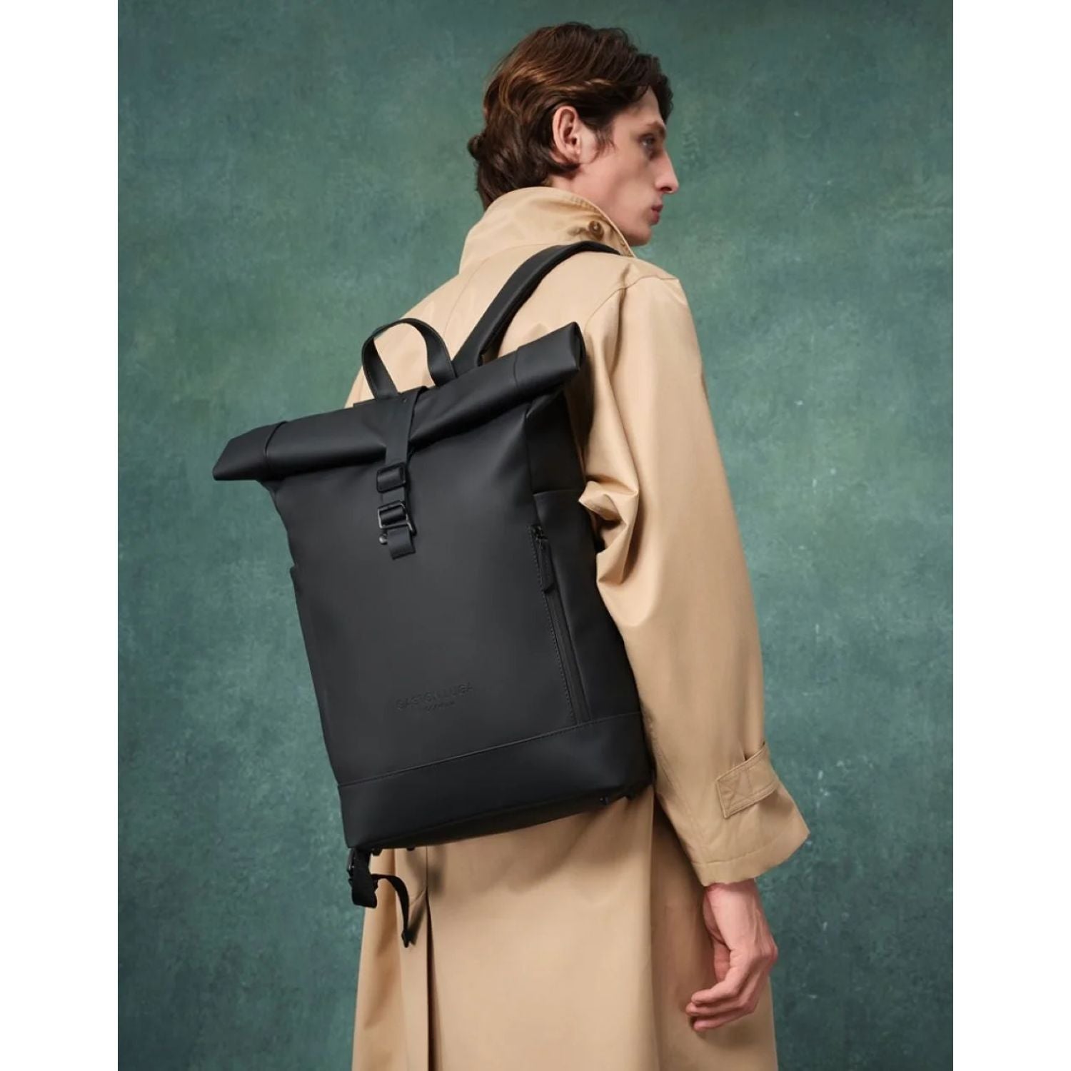 Gaston Luga Splash Rolltop Backpack 16" - Black