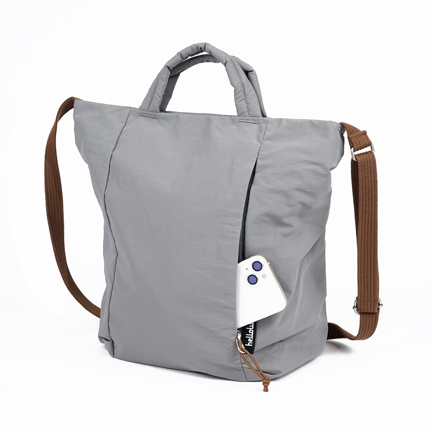 Hellolulu Julian Daily 2-Way Tote (Pearl Gray)